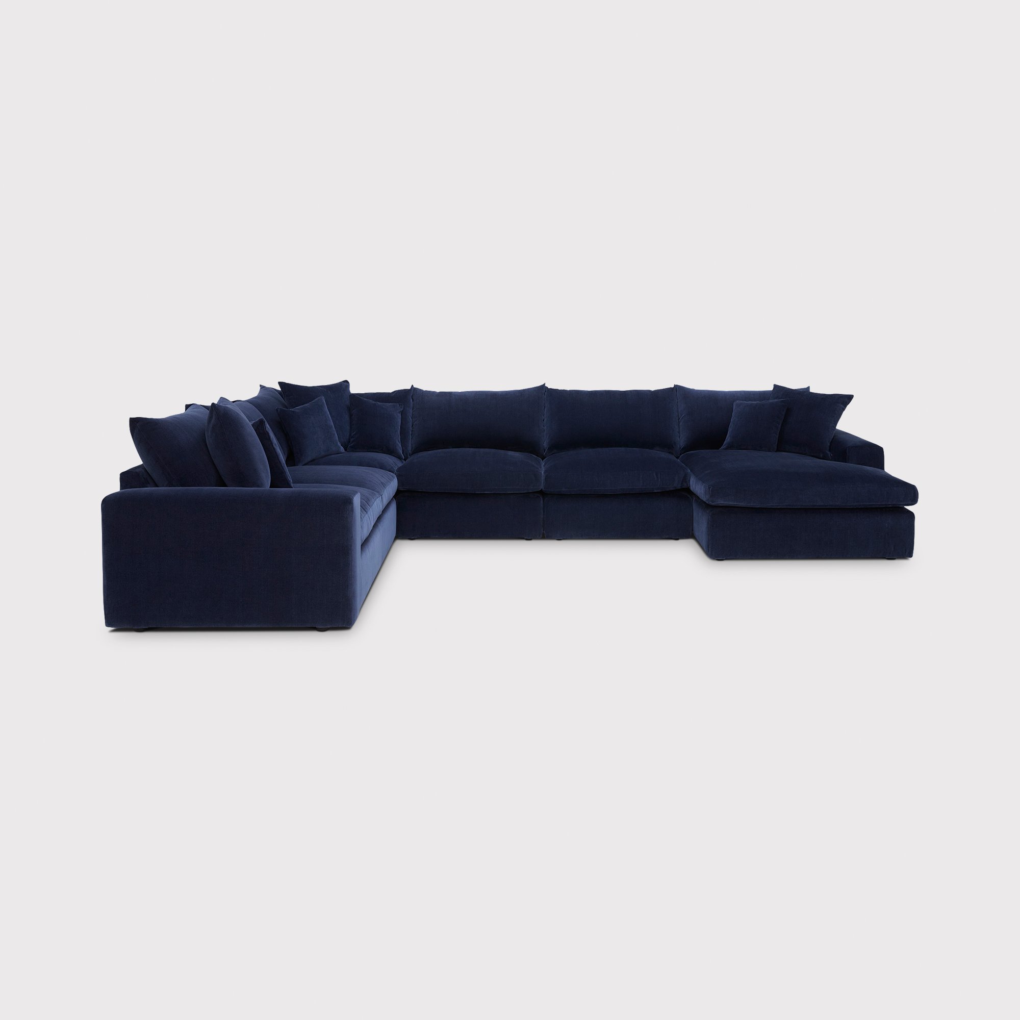 Alaska Modular Corner Sofa, Blue Fabric | Barker & Stonehouse