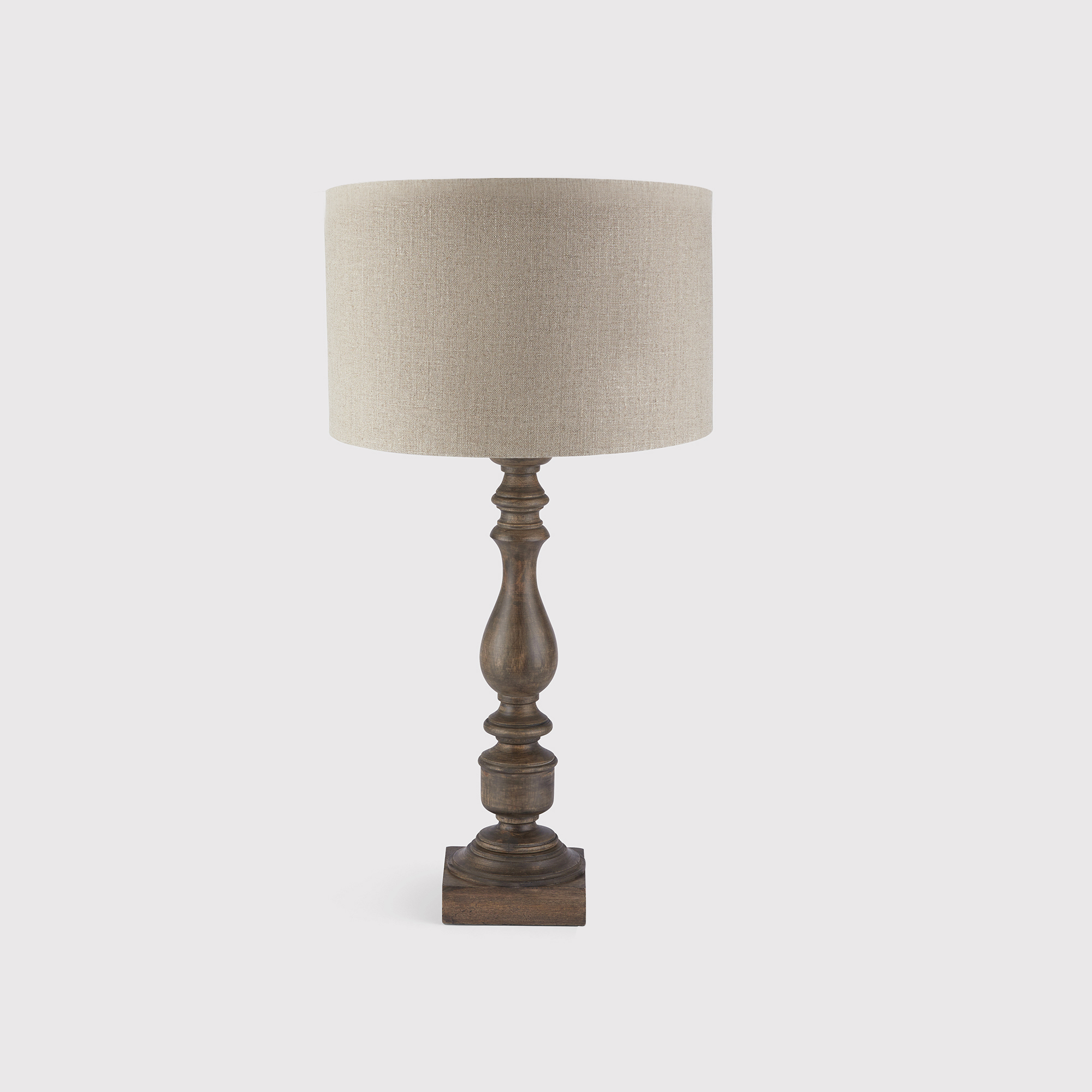 Grey Wash Wood Table Lamp | Barker & Stonehouse