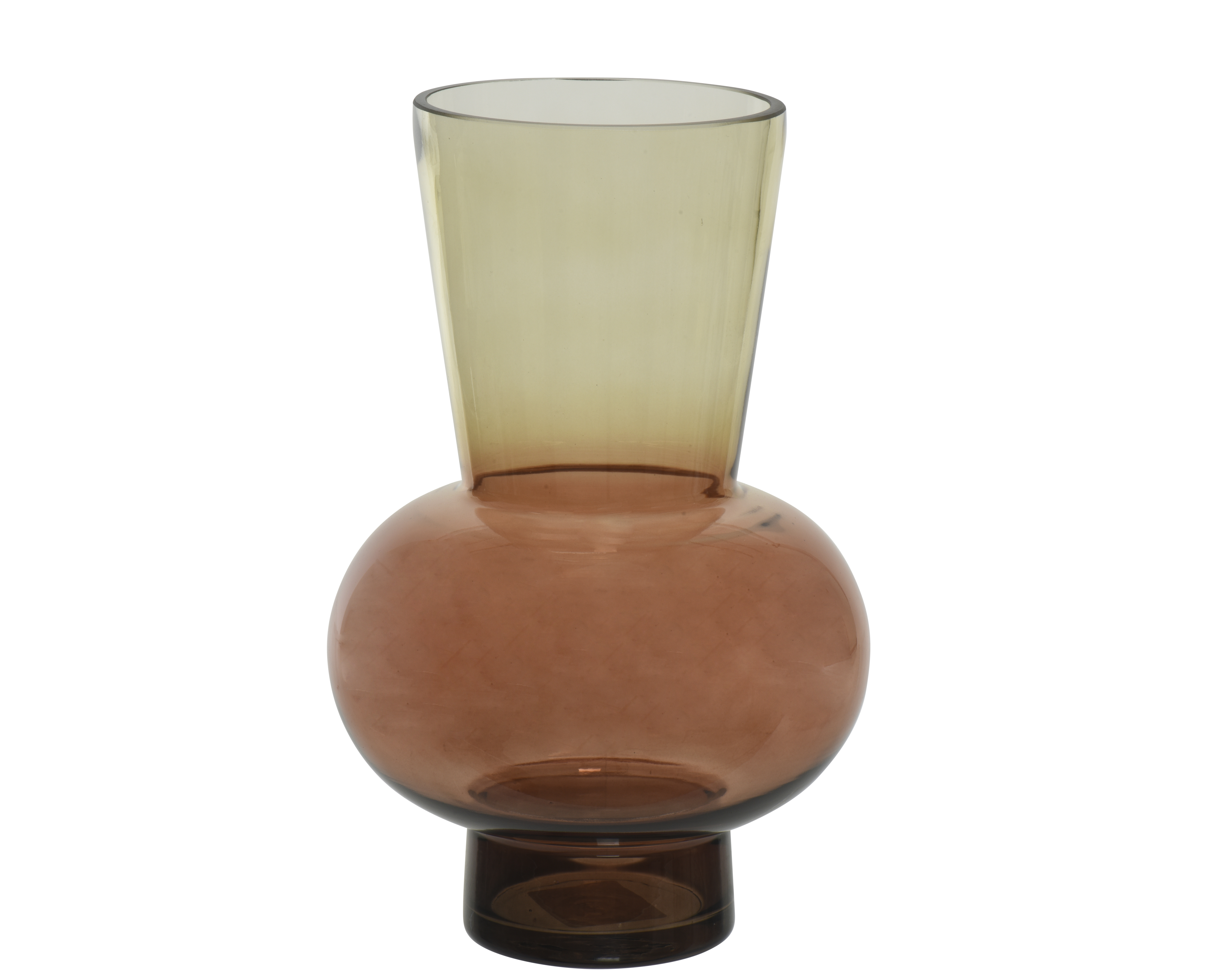 Amber Ombre Vase, Orange | Barker & Stonehouse