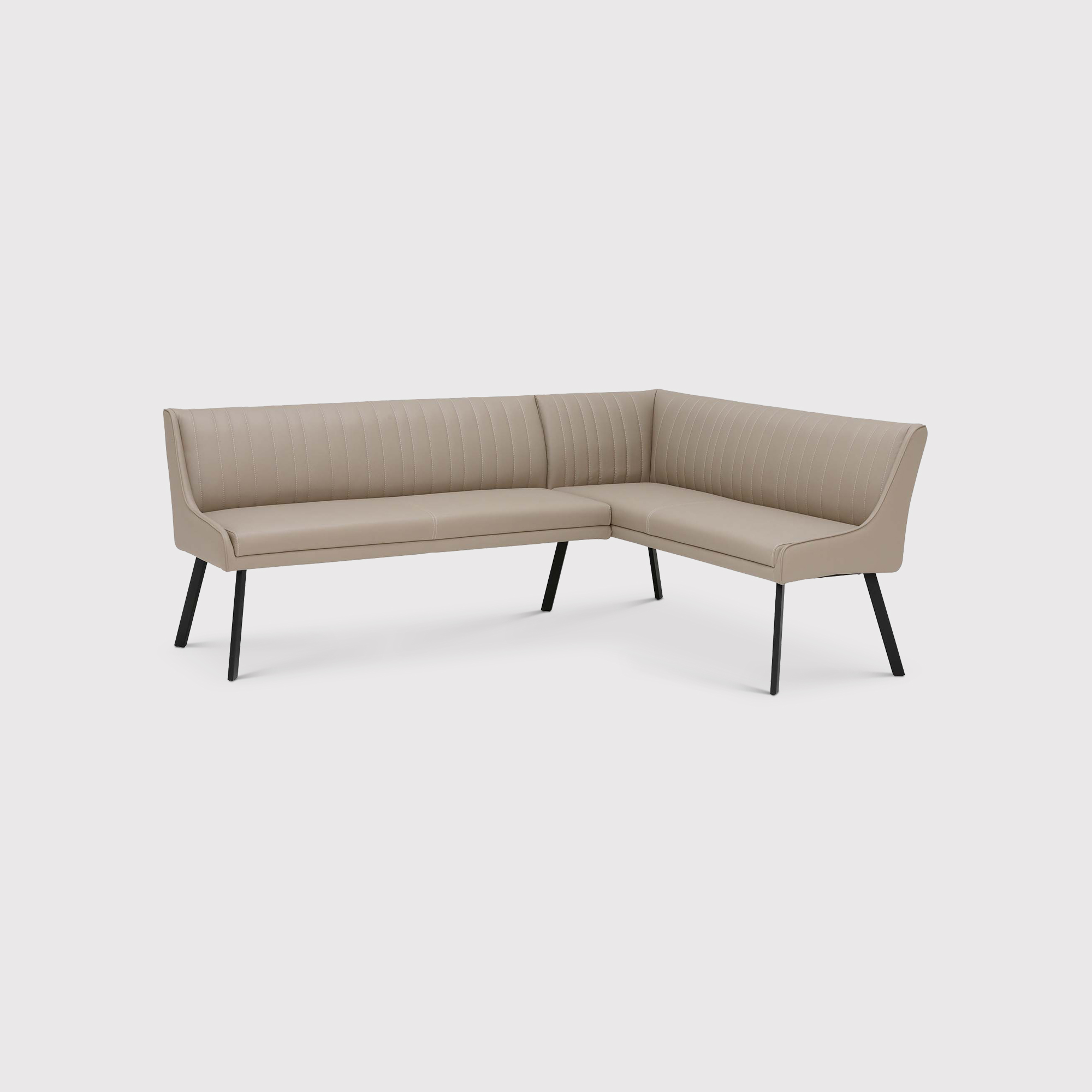 Belize Corner Bench Left, Neutral | Barker & Stonehouse