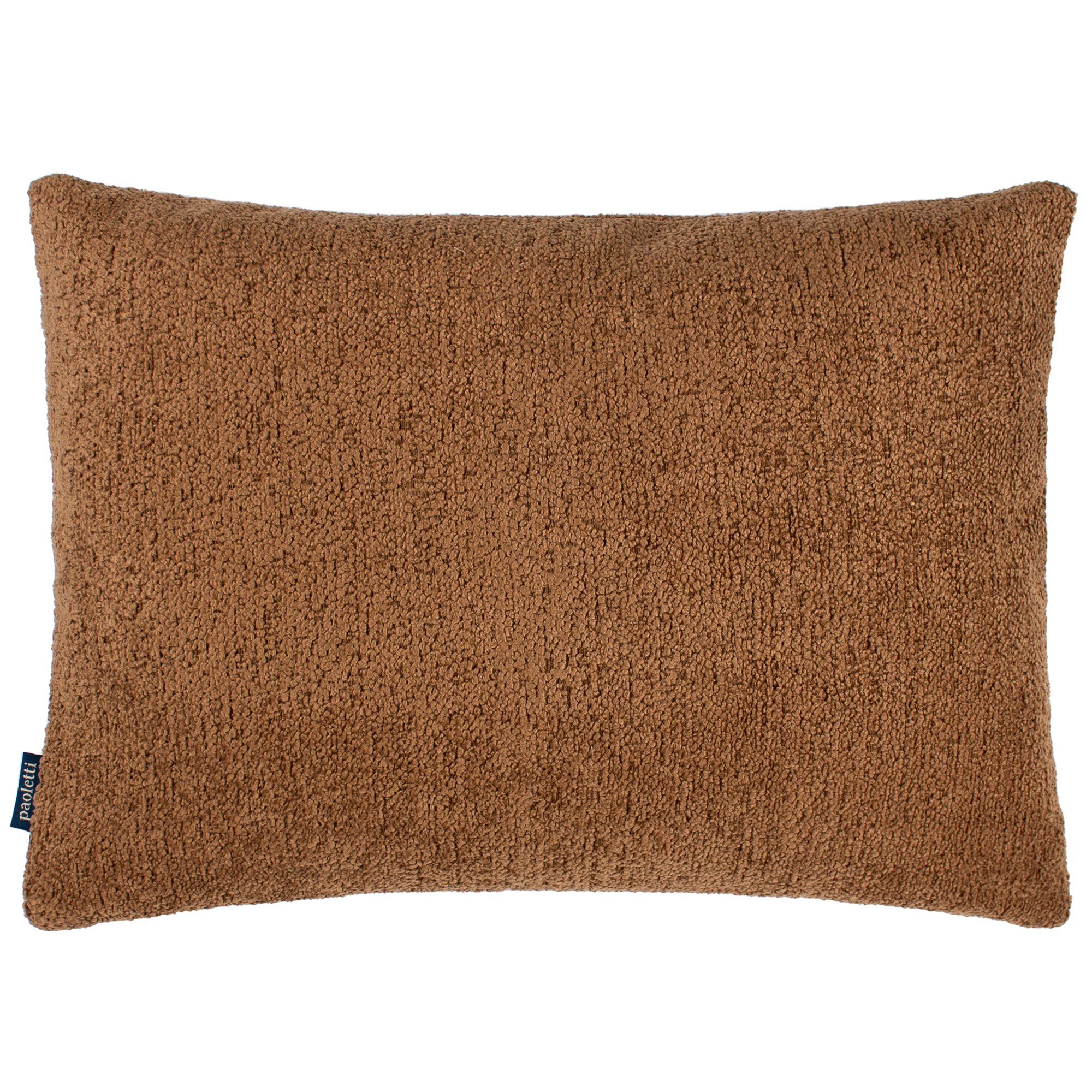 Bronze Boucle Cushion, Square, Brown | Barker & Stonehouse