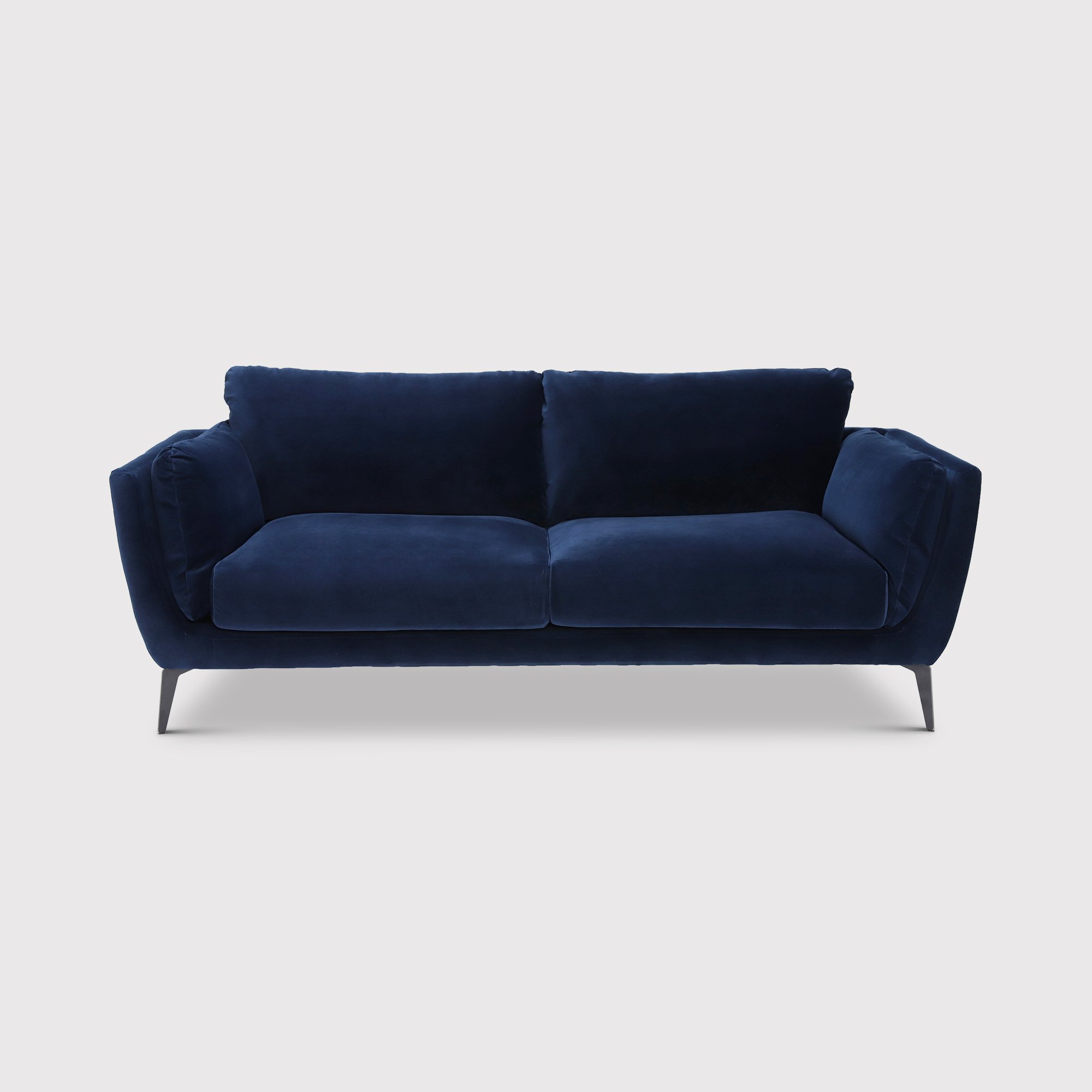 Boone 3 Seater Sofa, Navy Fabric | Barker & Stonehouse