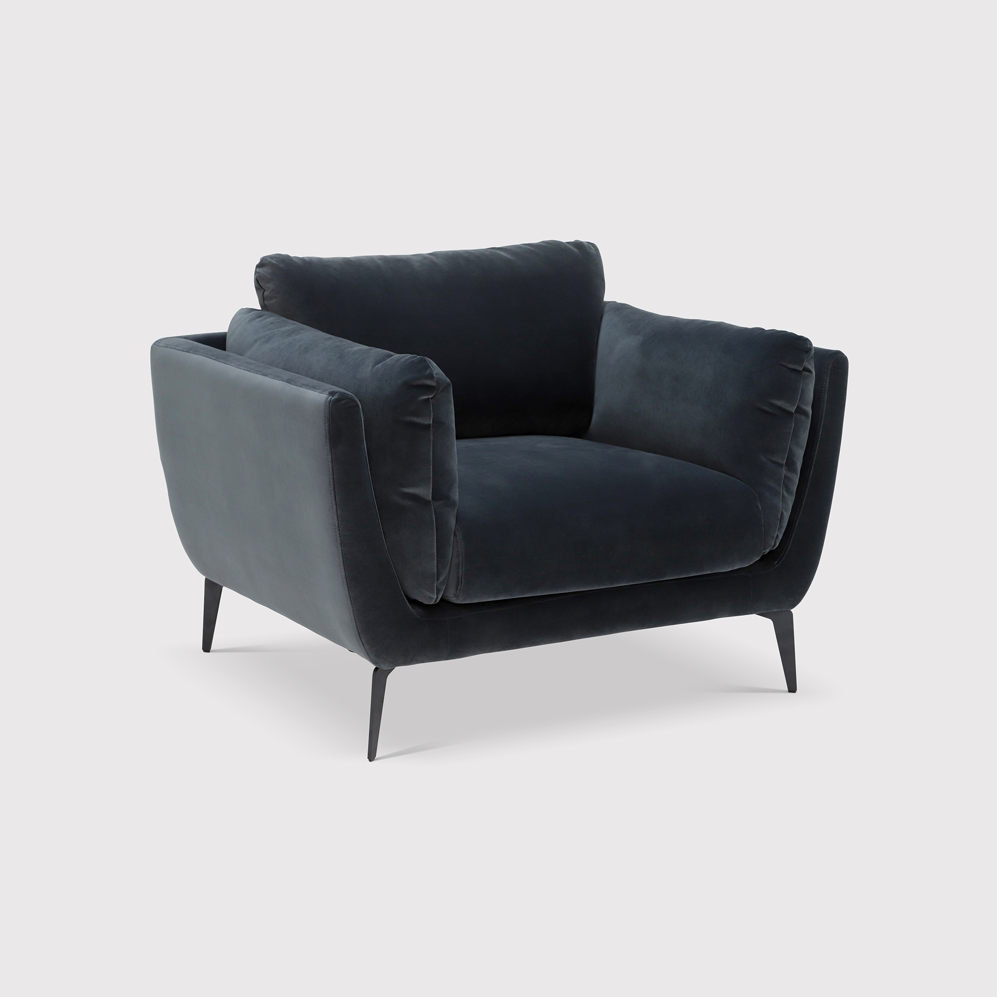 Boone Velvet Armchair Barker Stonehouse