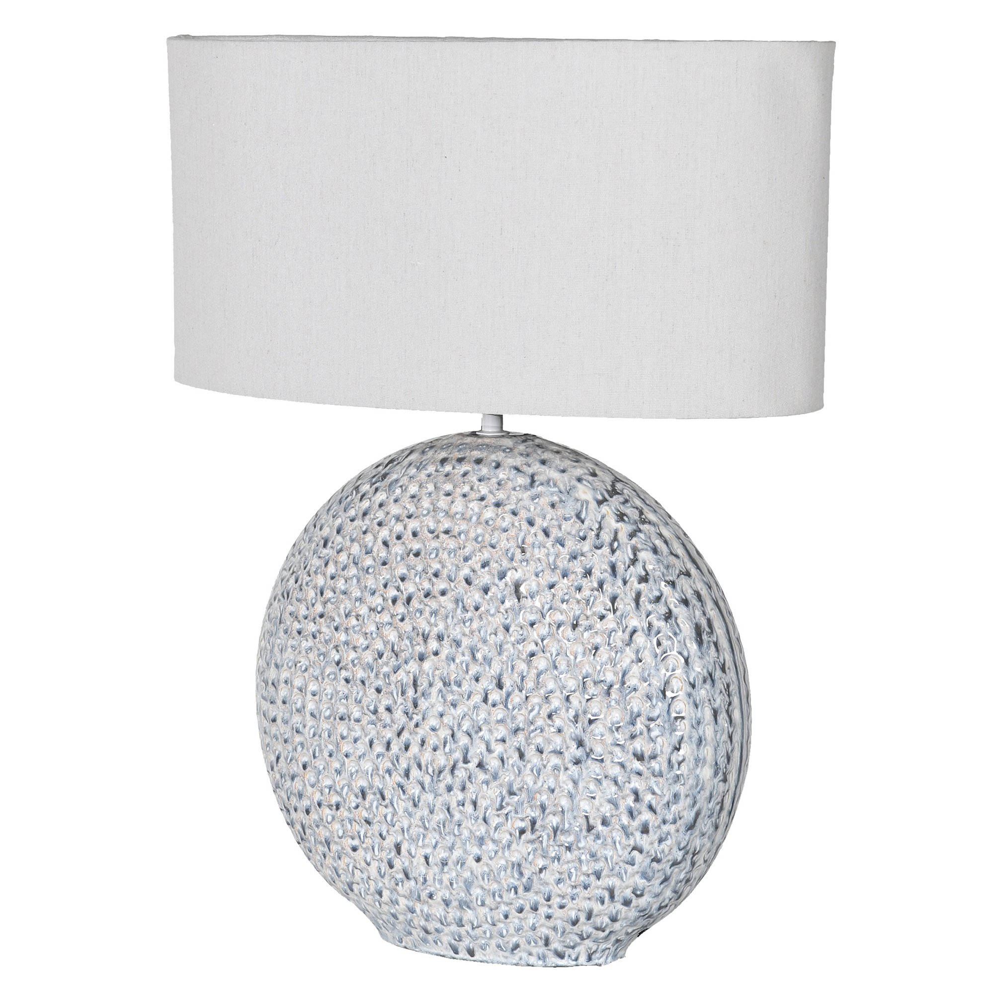 Blue Textured Table Lamp | Barker & Stonehouse