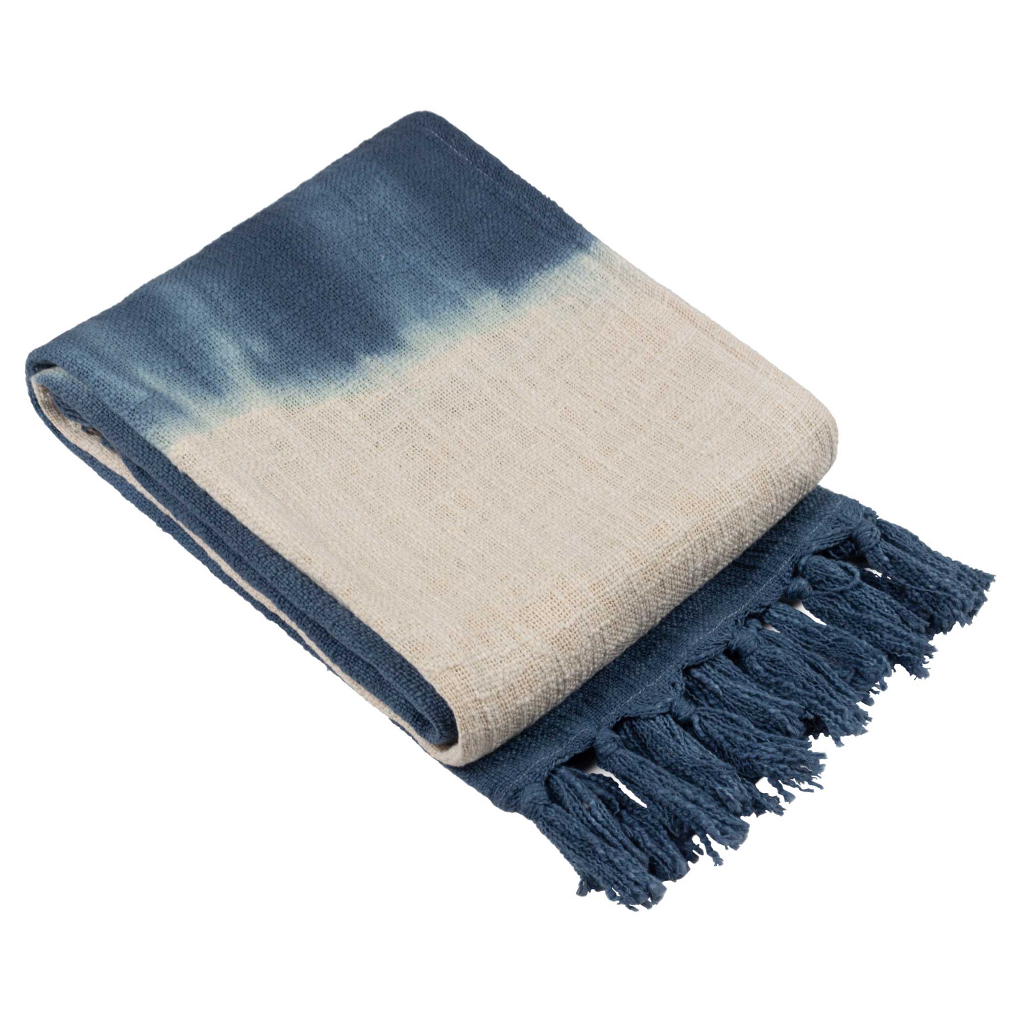 Blue Ombre Throw Blanket | Barker & Stonehouse
