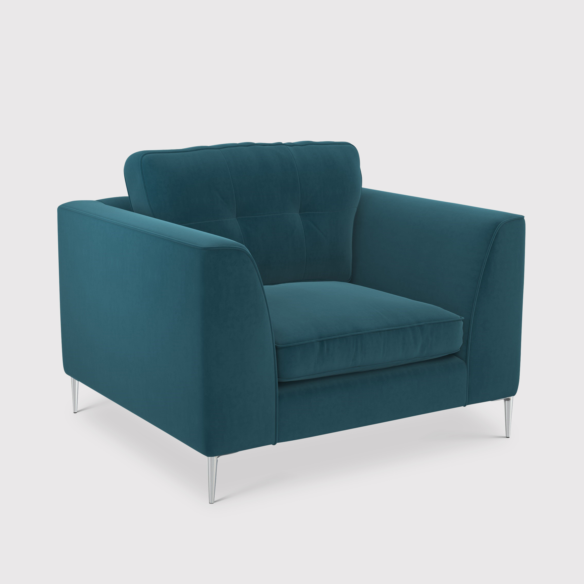 Conza Armchair, Teal Fabric | Barker & Stonehouse