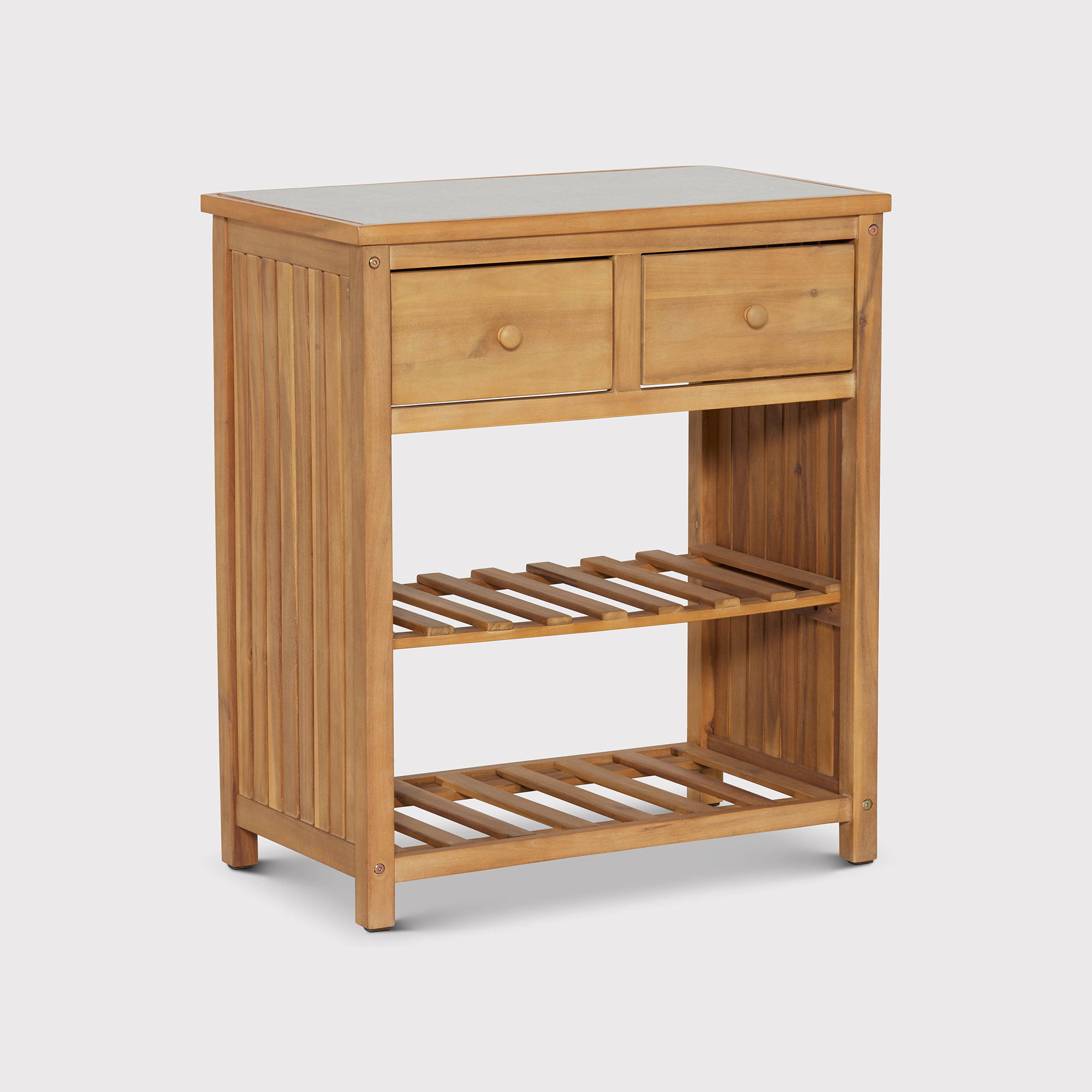 Calabria Kitchen 2 Drawer, Neutral | Barker & Stonehouse