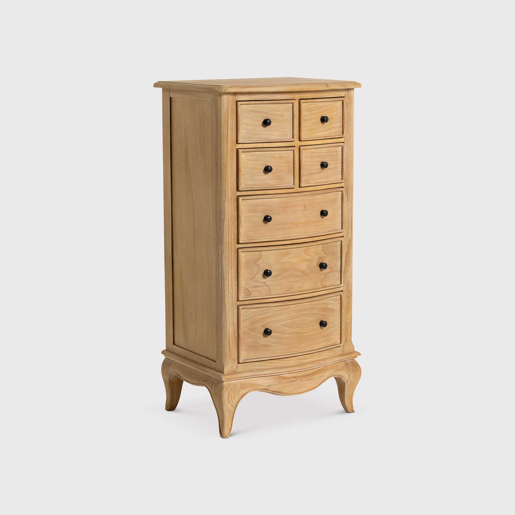 Cecile Tall Narrow Chest, Neutral Wood | Barker & Stonehouse thumbnail