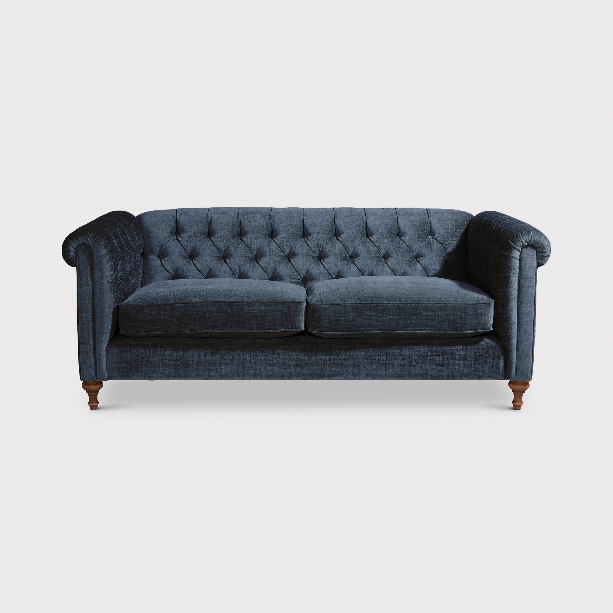 Charlton 3 Seater Sofa, Blue Fabric | Barker & Stonehouse