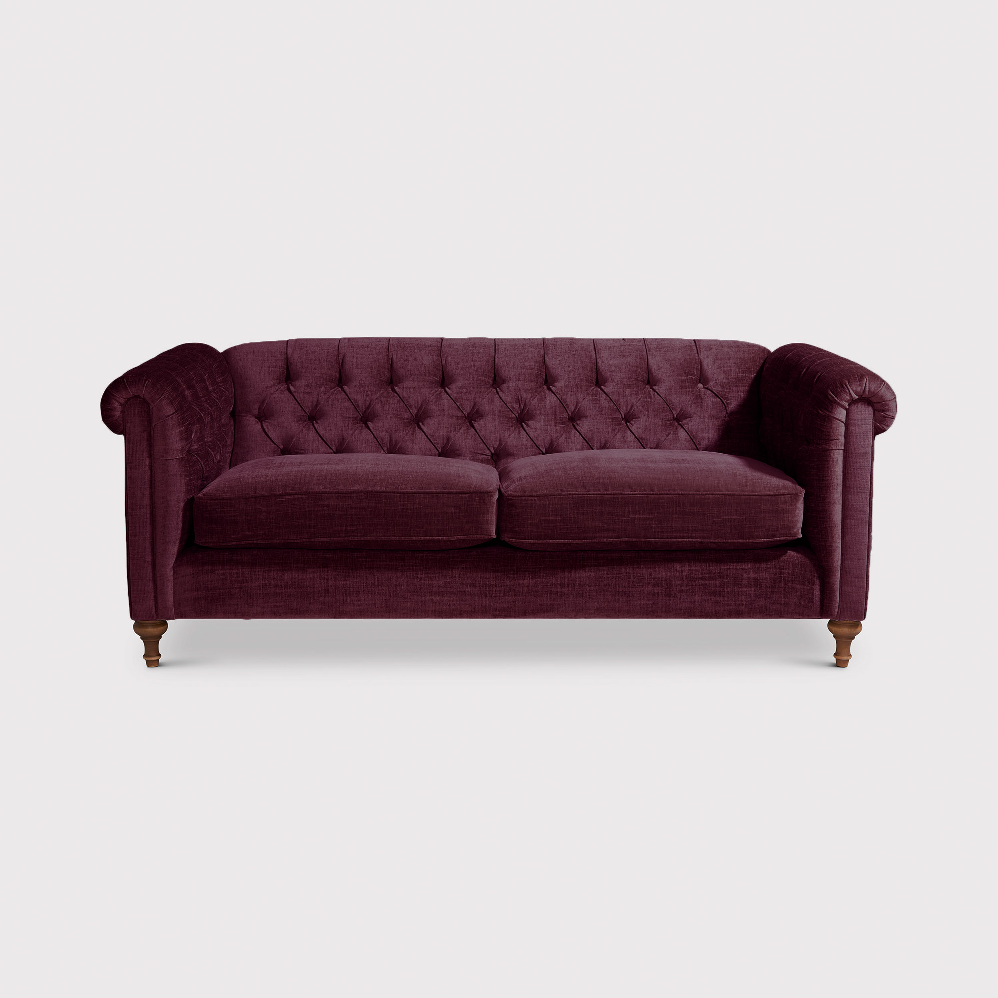 Charlton 3 Seater Sofa, Red Fabric | Barker & Stonehouse
