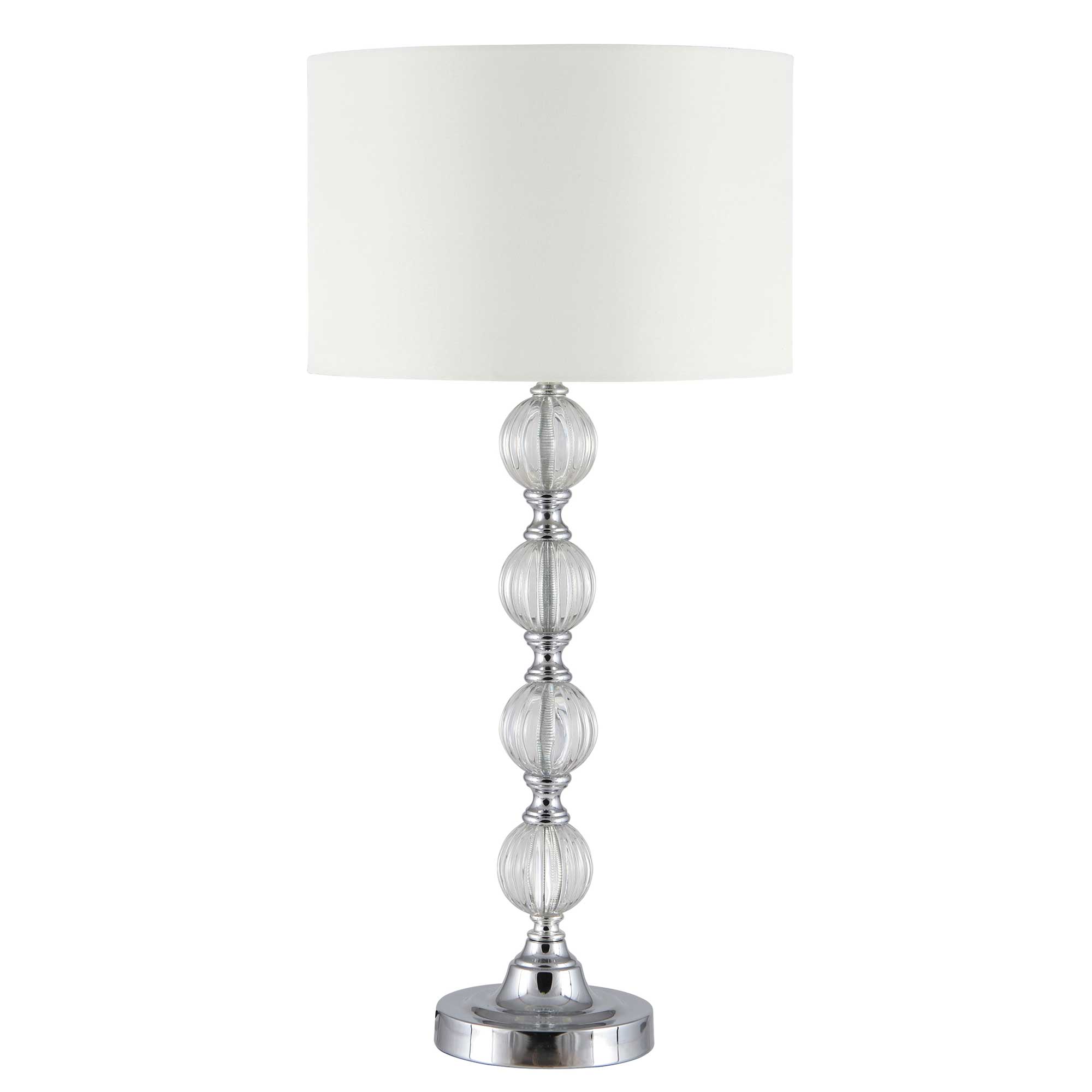 Chrome Ball Table Lamp, Silver | Barker & Stonehouse