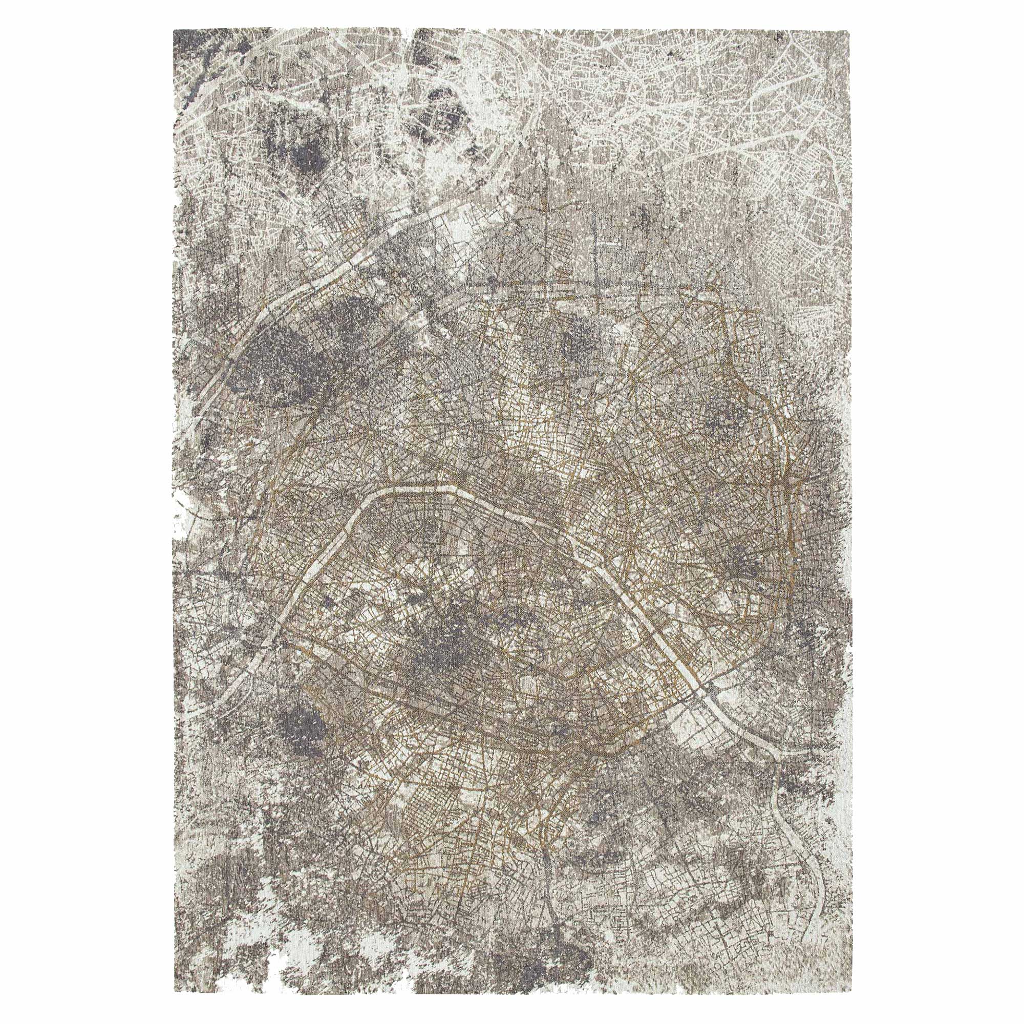 Cities Space Trip 140x200cm Rug, Square, Neutral Polyester | Barker & Stonehouse