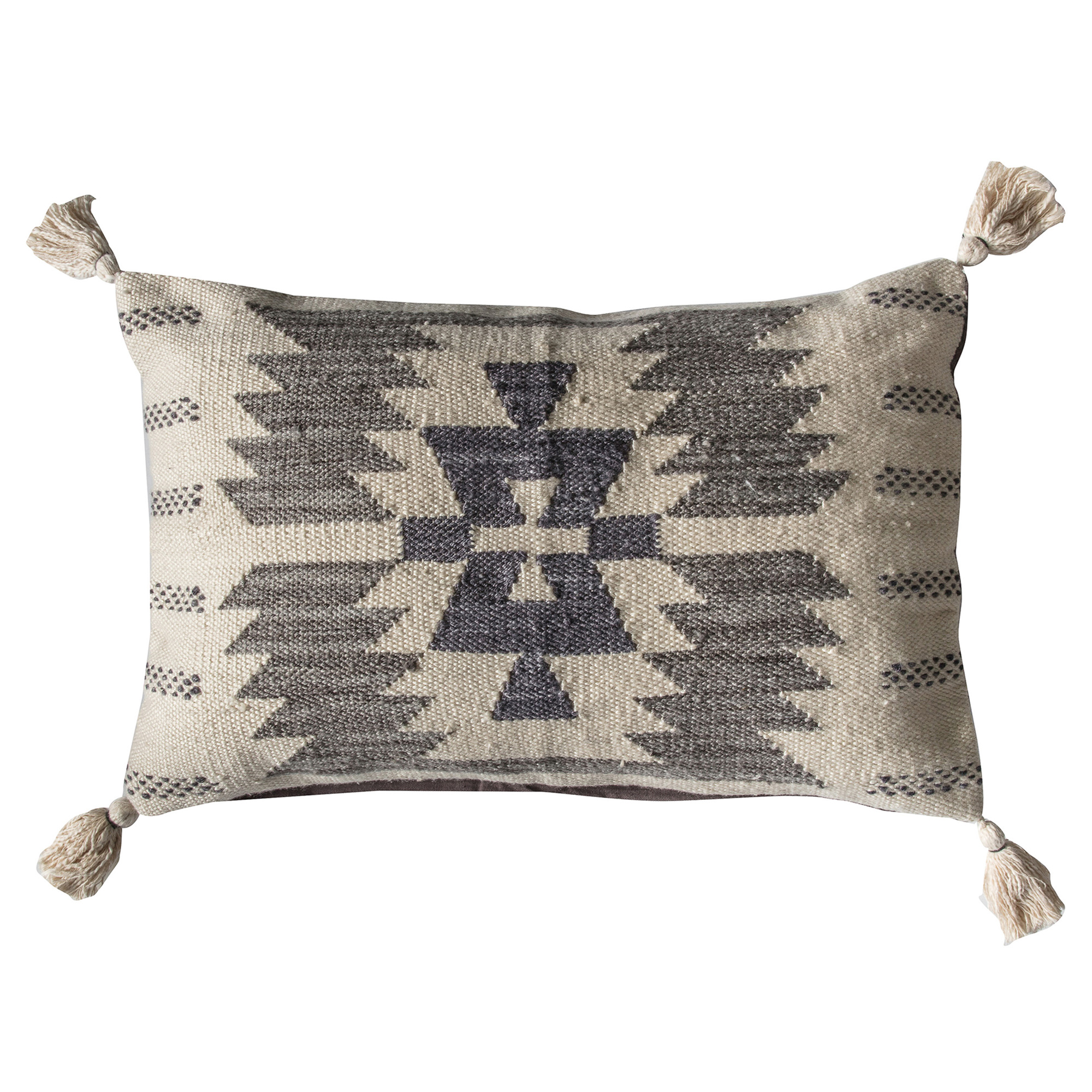 Kasbah Cushion, Square, Grey | Barker & Stonehouse