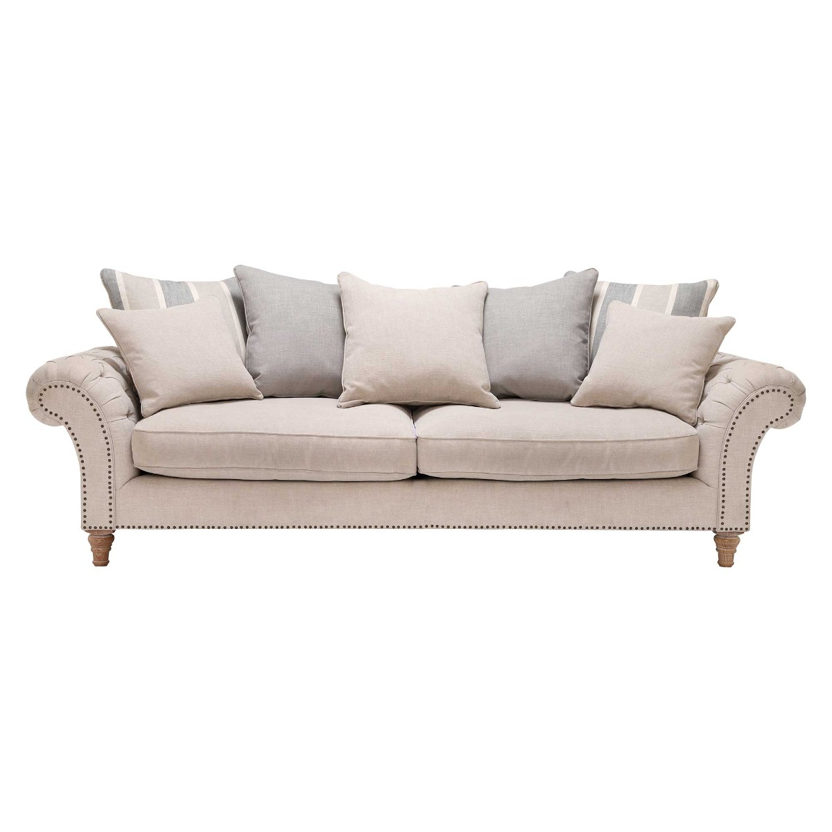 Craven Extra Large Sofa, Neutral Fabric | Barker & Stonehouse thumbnail