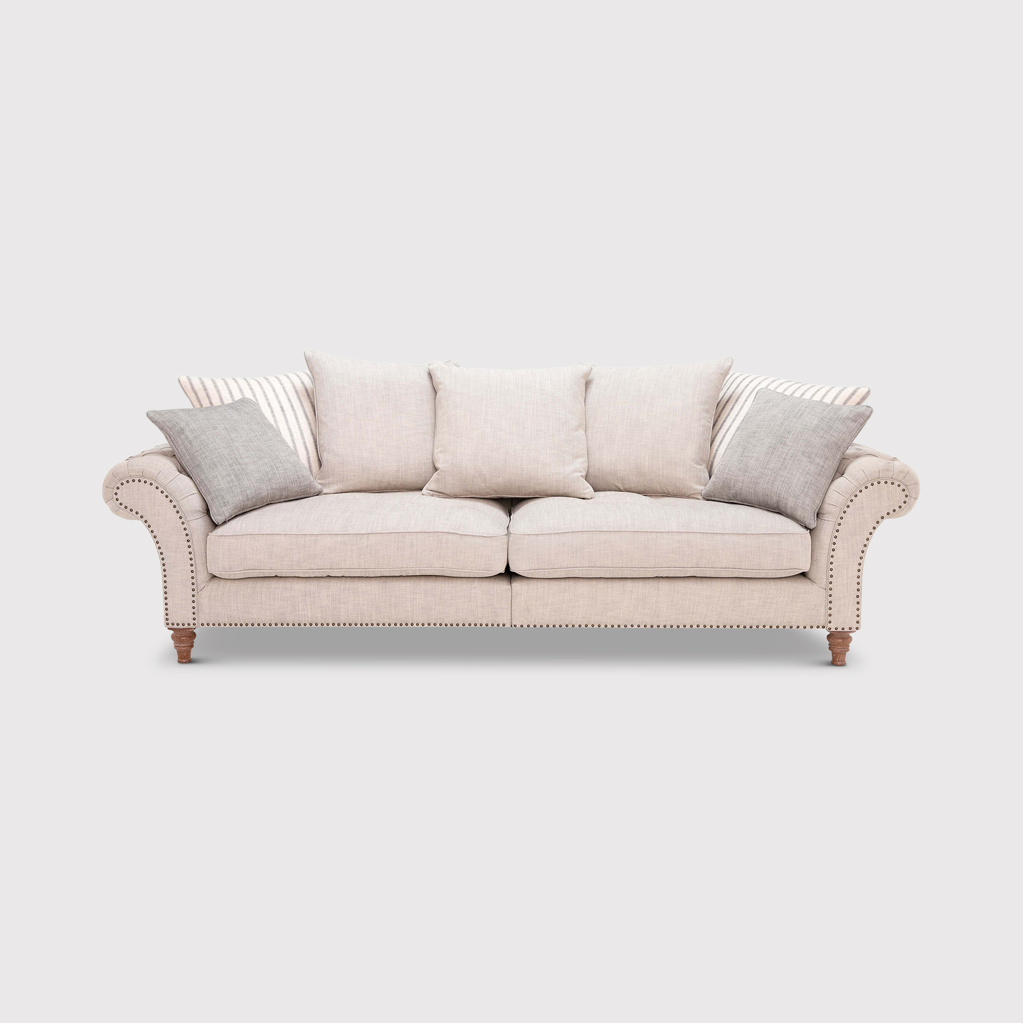 Craven Grand Split Sofa, Neutral Fabric | Barker & Stonehouse thumbnail