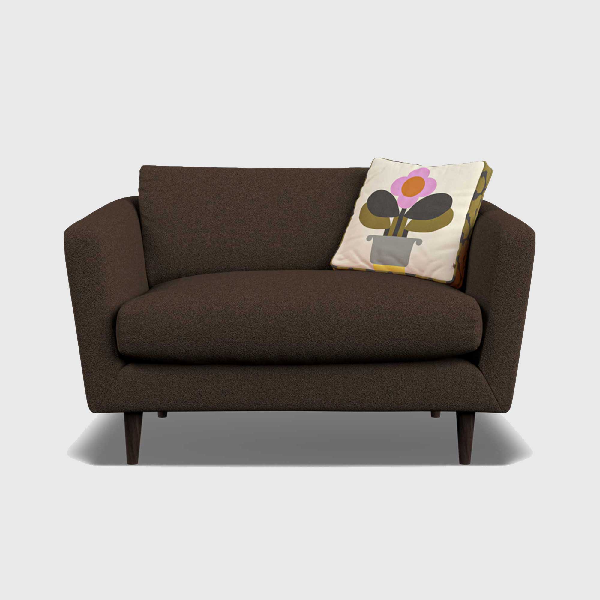 Orla Kiely Dorsey Snuggler, Brown Fabric | Barker & Stonehouse