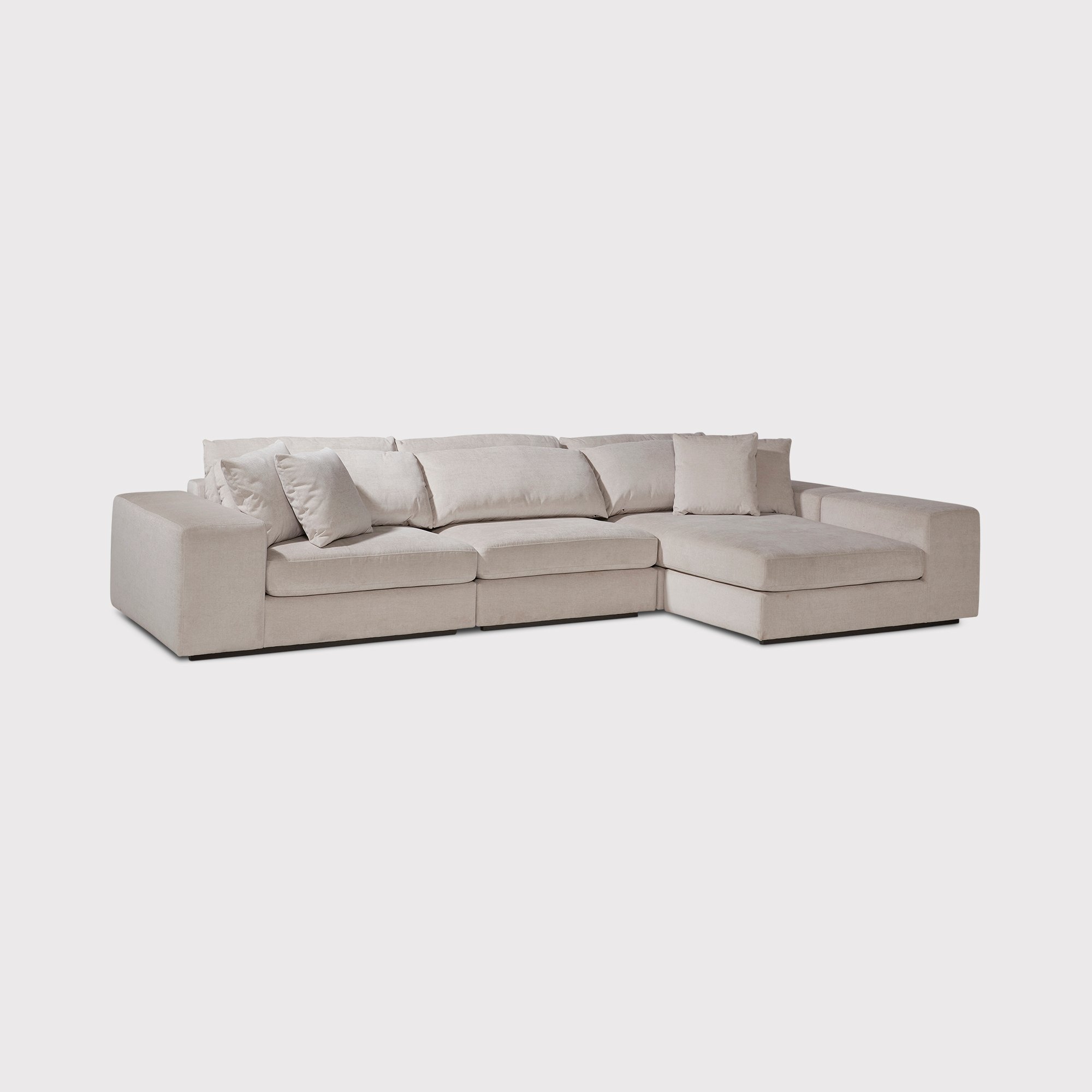 Eichholtz Vista Grande Lounge Corner Sofa, White Fabric | Barker & Stonehouse