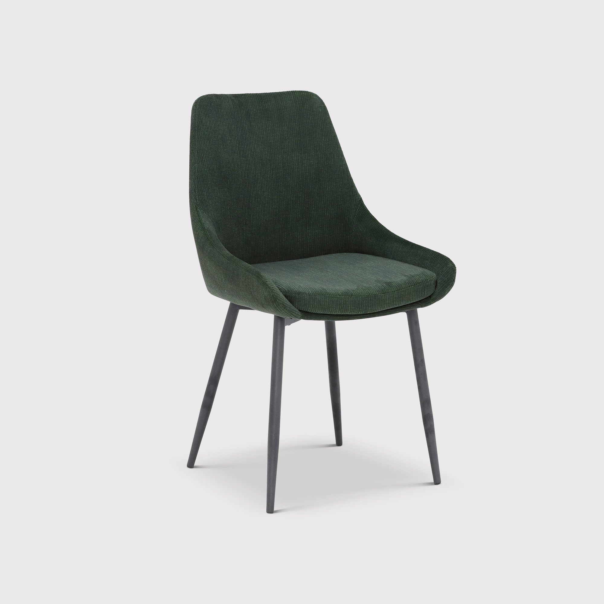 Emmett Dining Chair, Green Fabric | Barker & Stonehouse