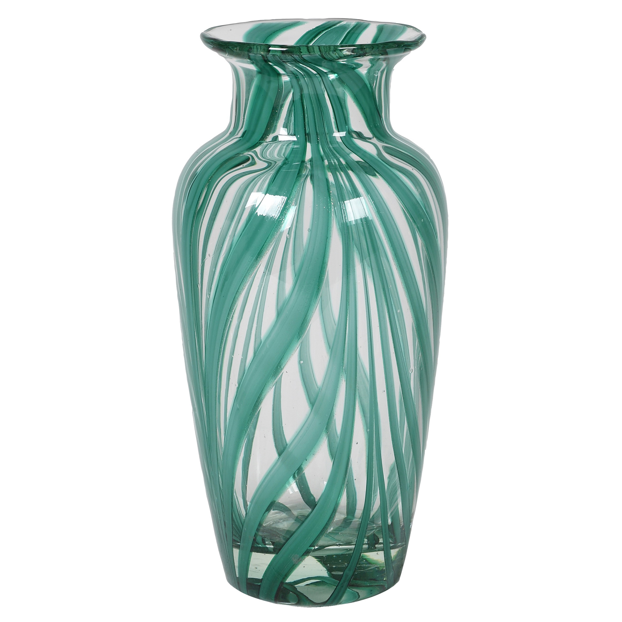 Emerald Glass Vase, Green | Barker & Stonehouse