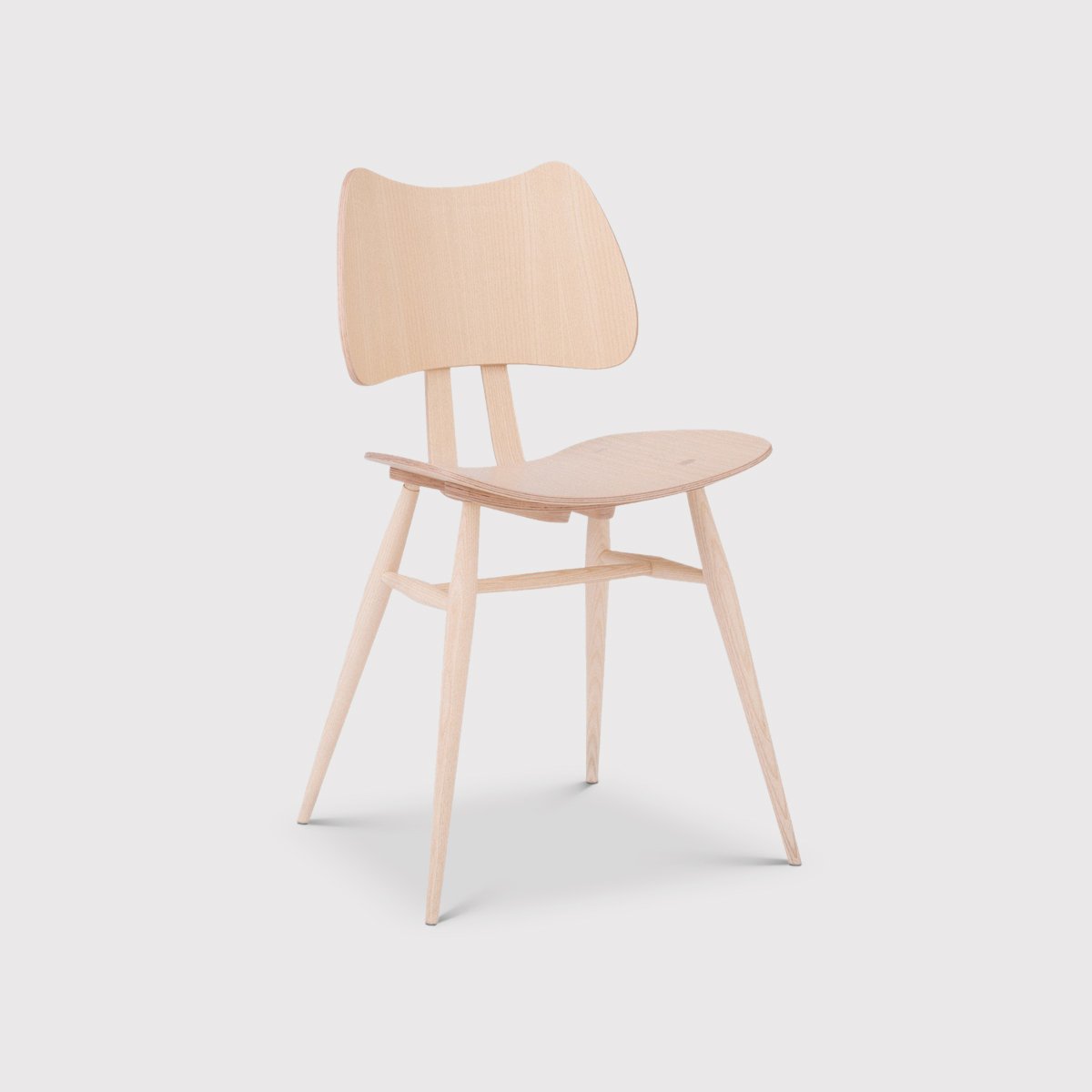 L.Ercolani Butterfly Dining Chair, Timber Wood | Barker & Stonehouse