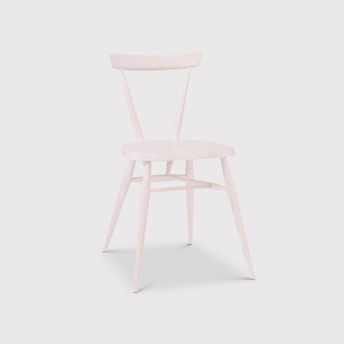 L.Ercolani Stacking Dining Chair, White | Barker & Stonehouse