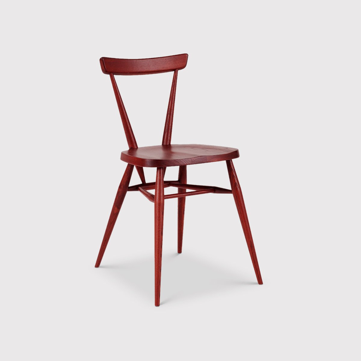 L.Ercolani Stacking Dining Chair, Red | Barker & Stonehouse