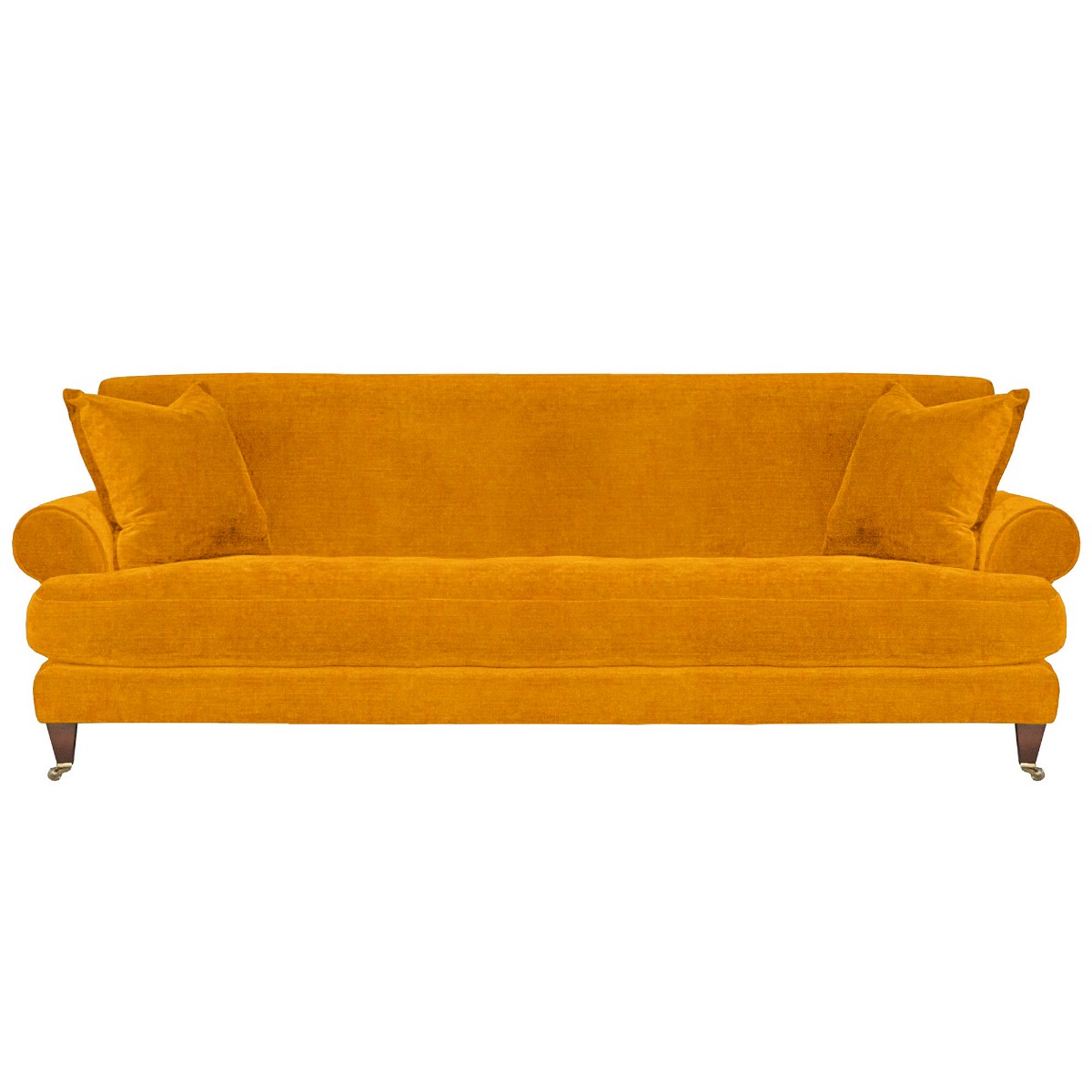 Fairlawn 4 Seater Sofa, Yellow Fabric | Barker & Stonehouse