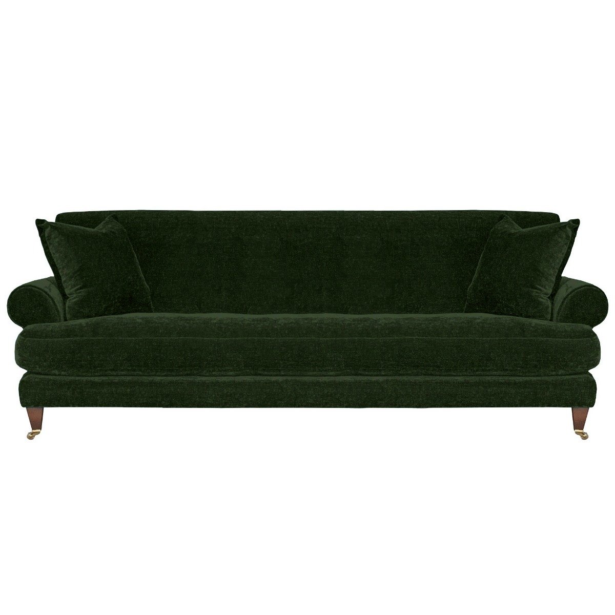 Fairlawn 4 Seater Sofa, Green Fabric | Barker & Stonehouse