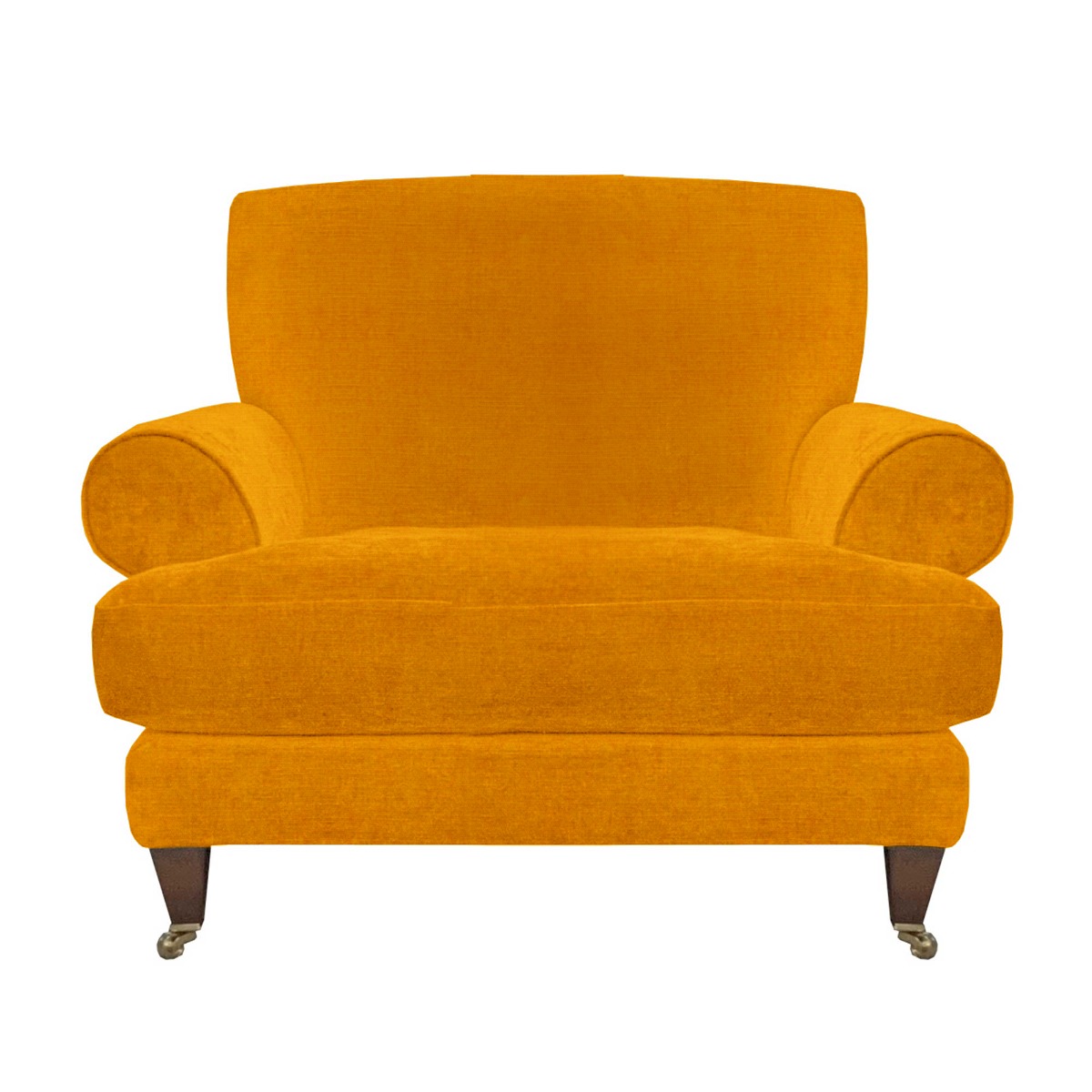 Fairlawn Standard Armchair, Yellow Fabric | Barker & Stonehouse