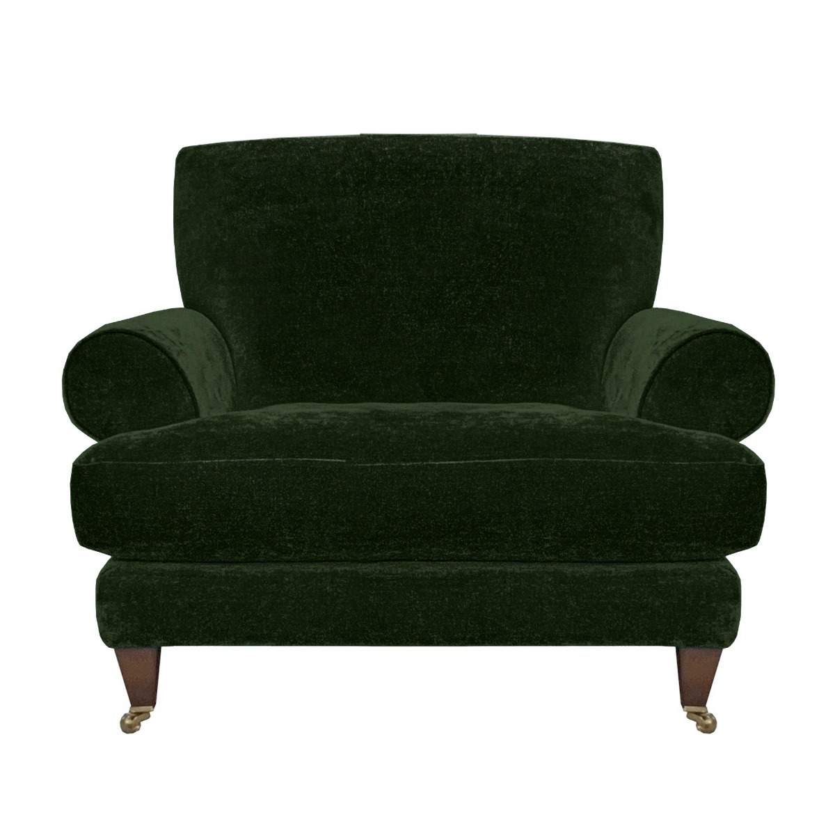 Fairlawn Standard Armchair, Green Fabric | Barker & Stonehouse