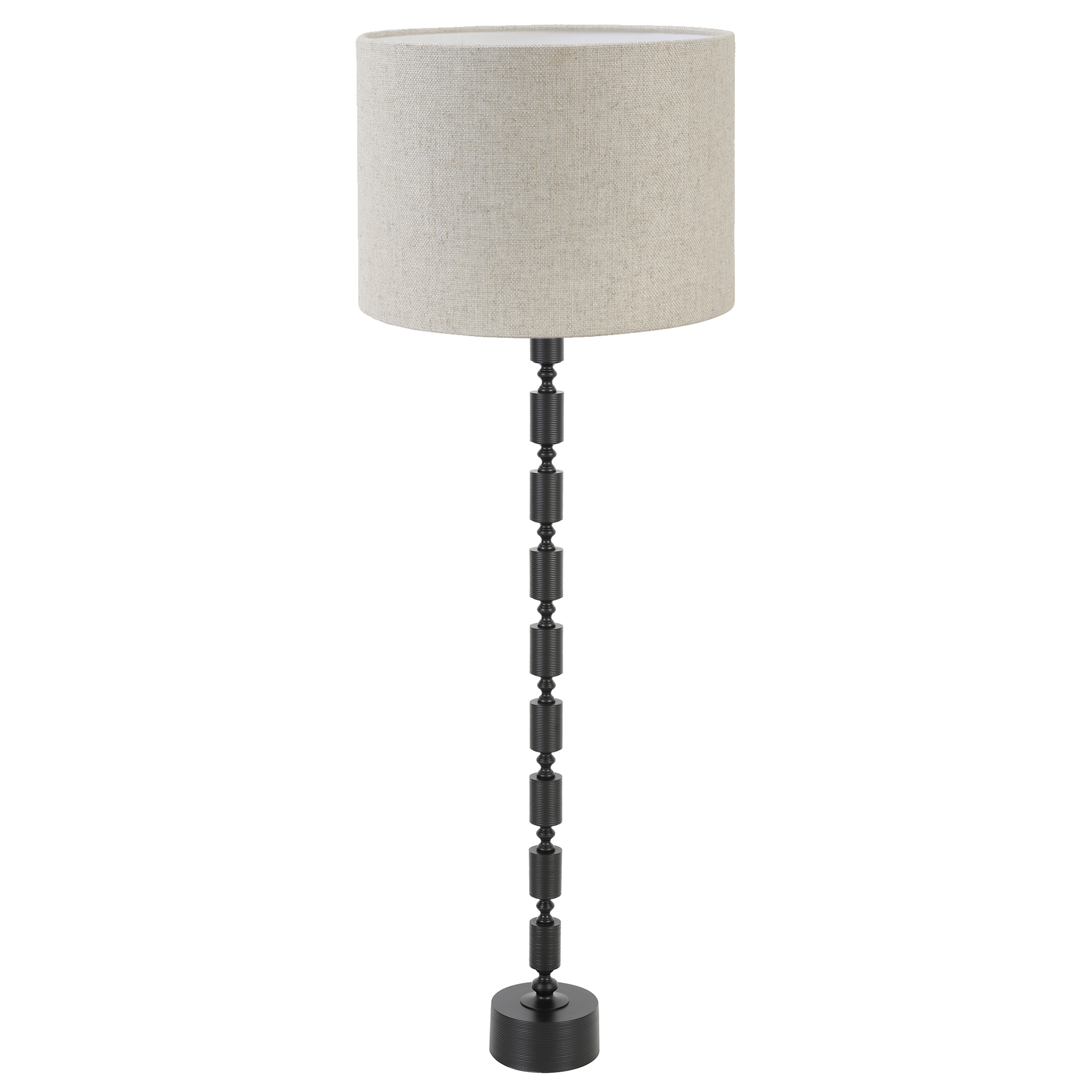 Photo of Black tiered floor lamp