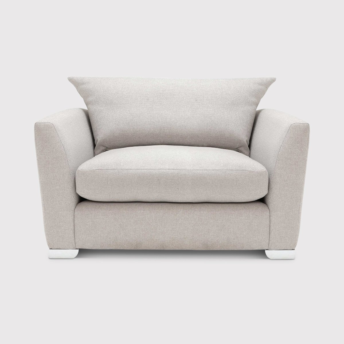 Floyd Snuggler Snuggle Chair, Neutral Fabric | Barker & Stonehouse