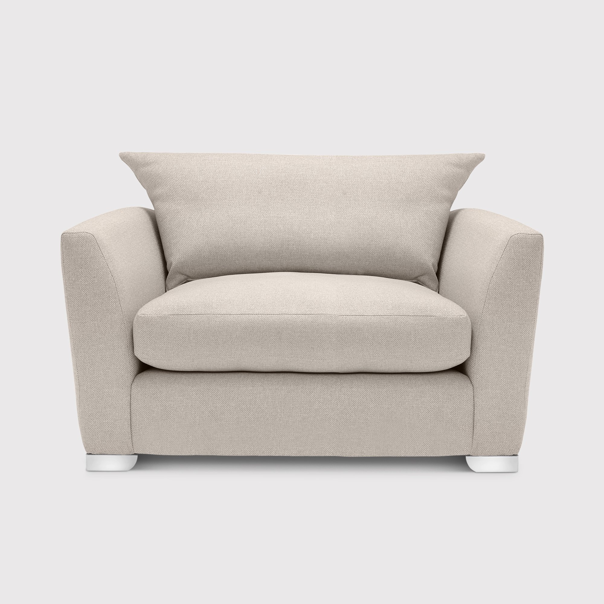 Floyd Snuggler Snuggle Chair, Neutral Fabric | Barker & Stonehouse