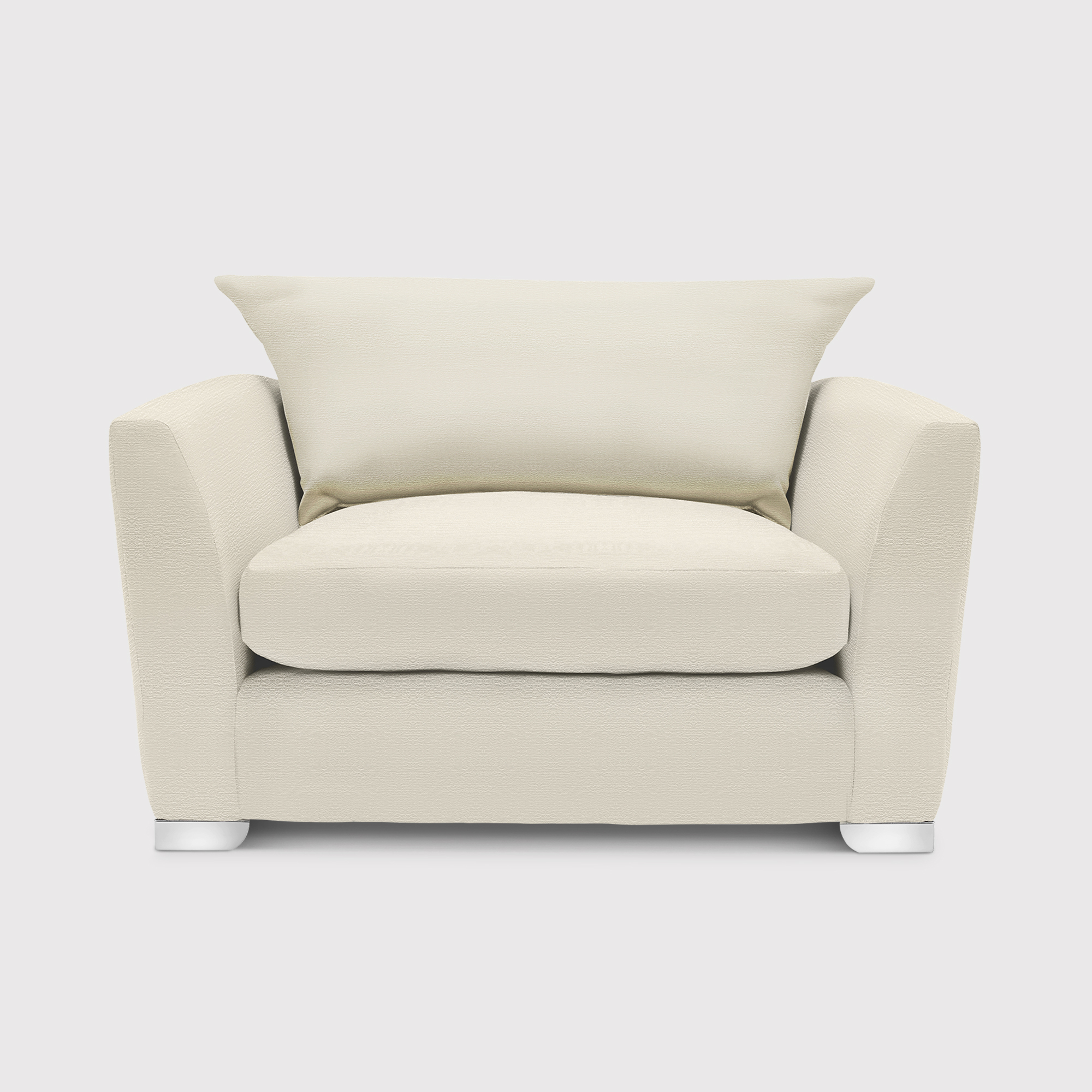 Floyd Snuggler Snuggle Chair, White Fabric | Barker & Stonehouse