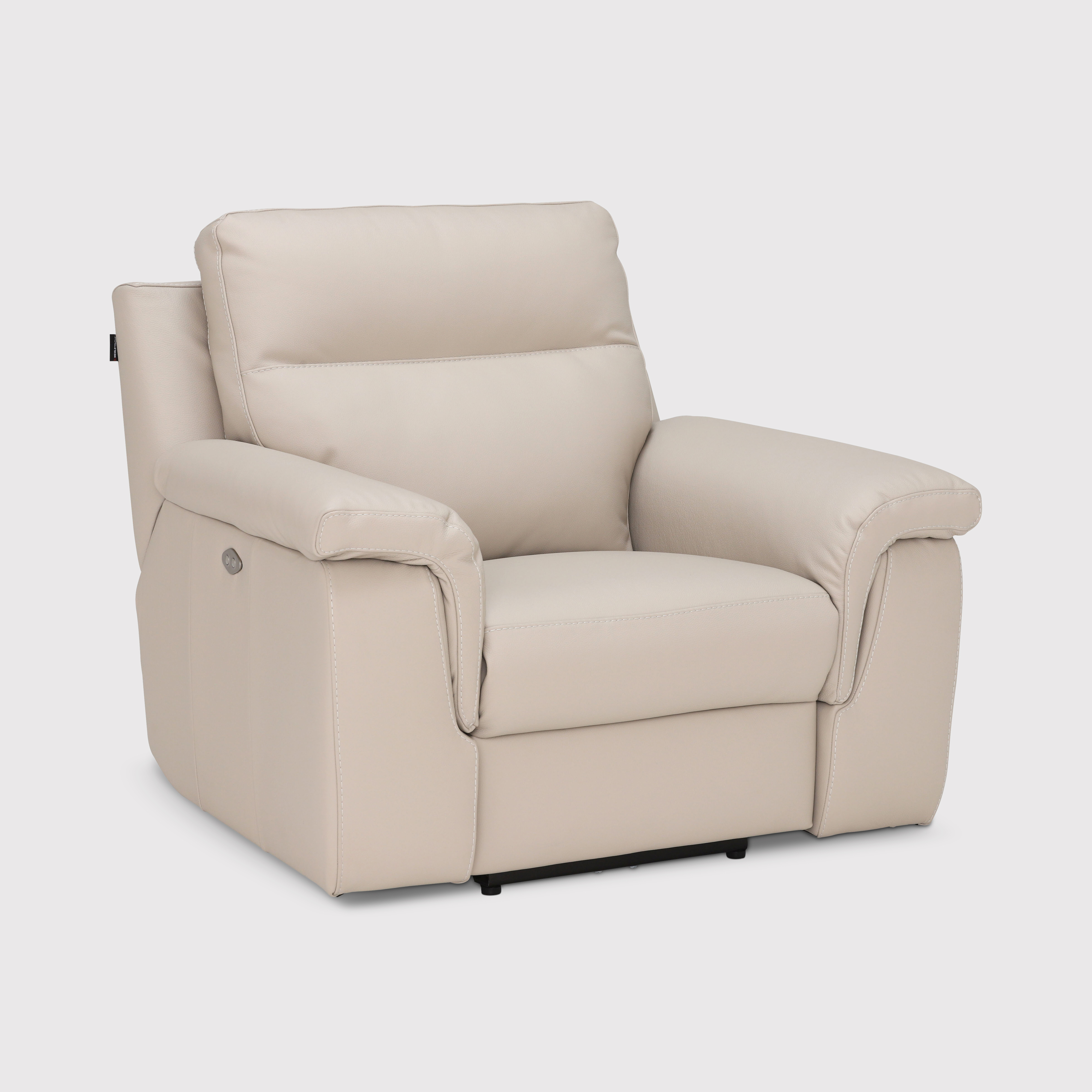 Fulton Recliner Chair With Electric Recliner, Neutral | Barker & Stonehouse