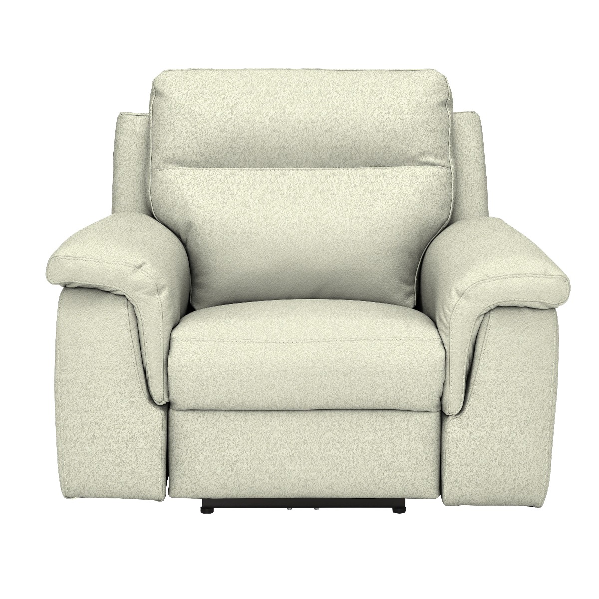 Fulton Recliner Chair With Electric Recliner, White | Barker & Stonehouse
