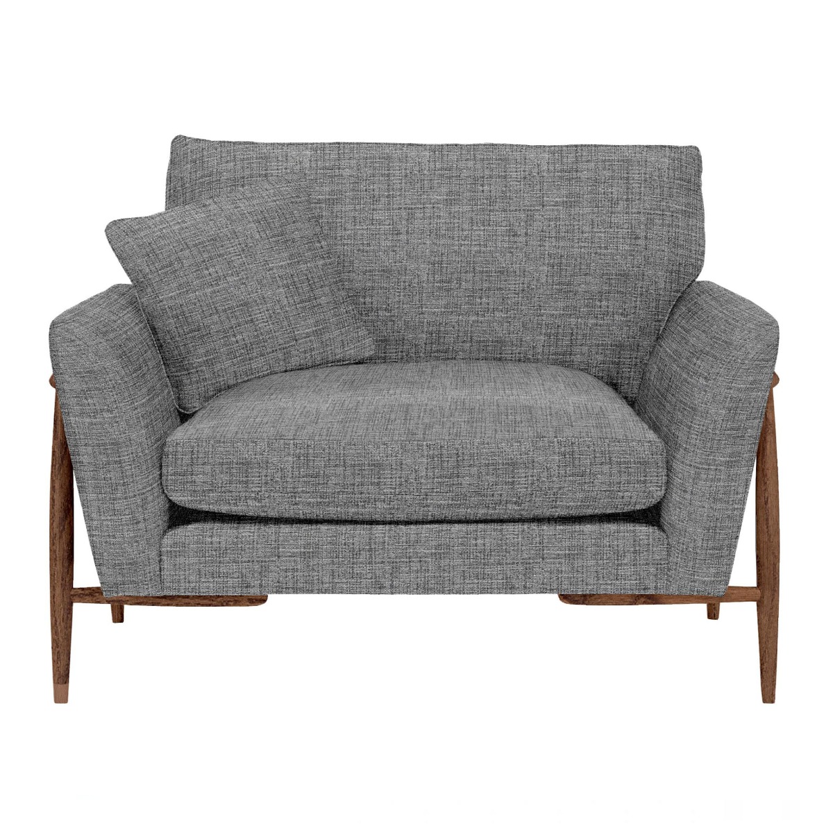 Ercol Forli Armchair, Grey Fabric | Barker & Stonehouse