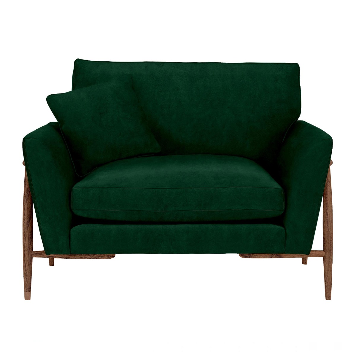 Ercol Forli Armchair, Green Fabric | Barker & Stonehouse