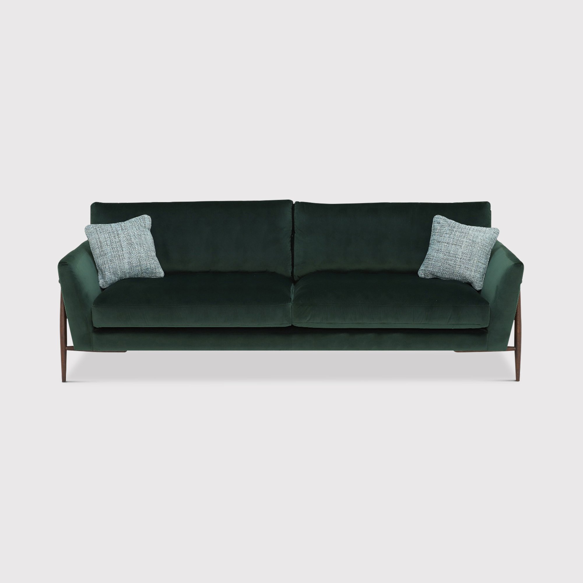 Ercol Forli Grand Sofa, Green Fabric | Barker & Stonehouse
