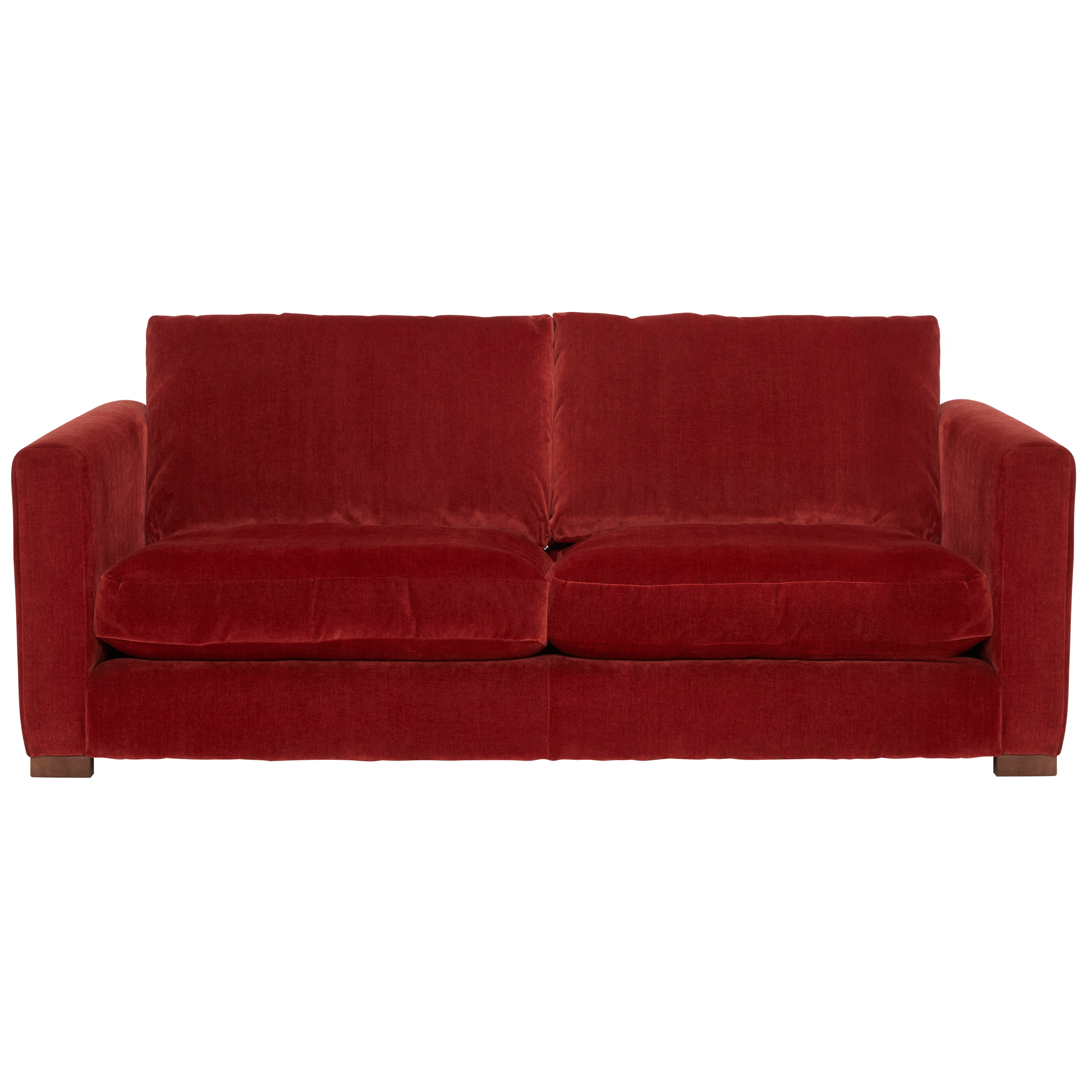 Fontella Medium Sofa, Red Fabric | Barker & Stonehouse