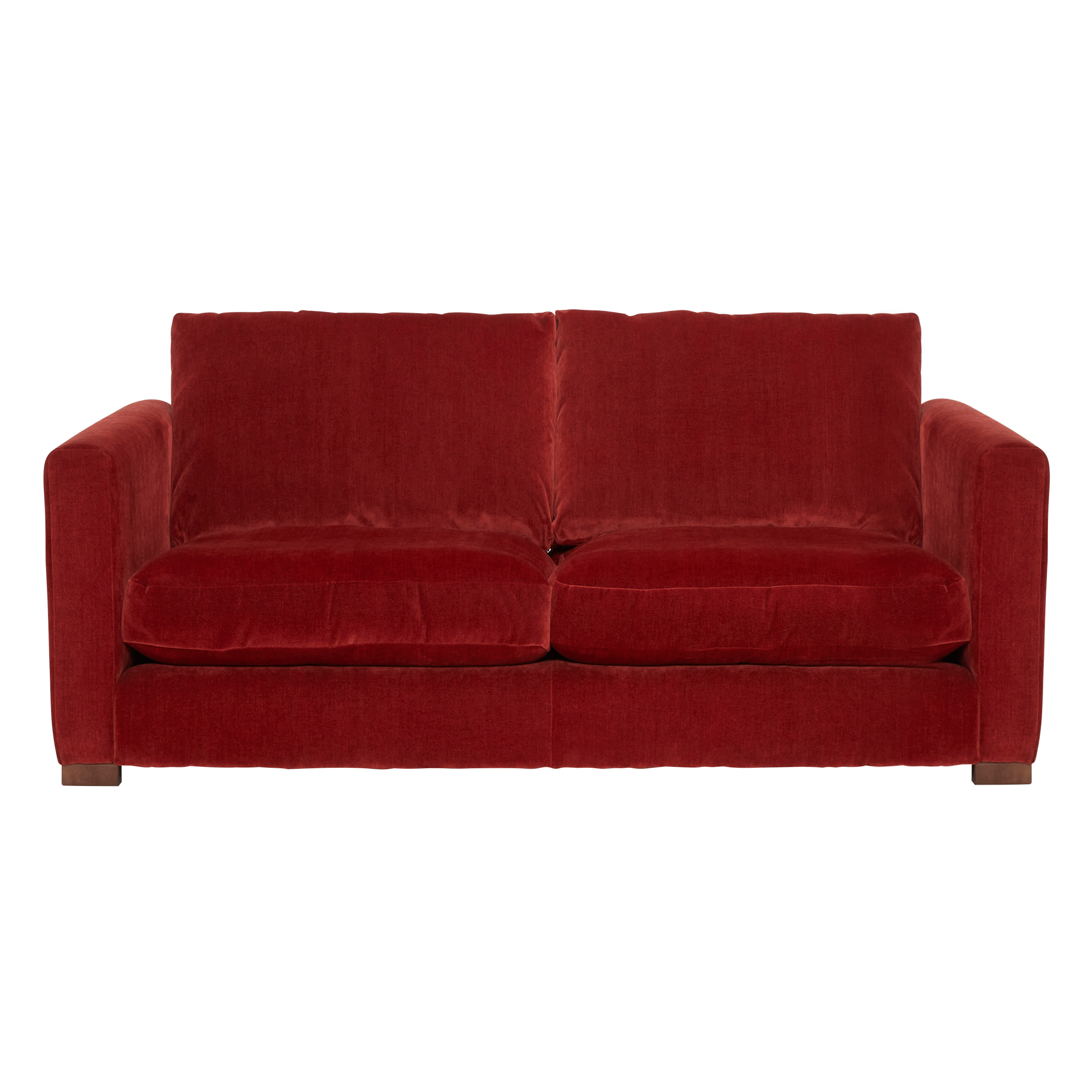 Fontella Small Sofa, Red Fabric | Barker & Stonehouse