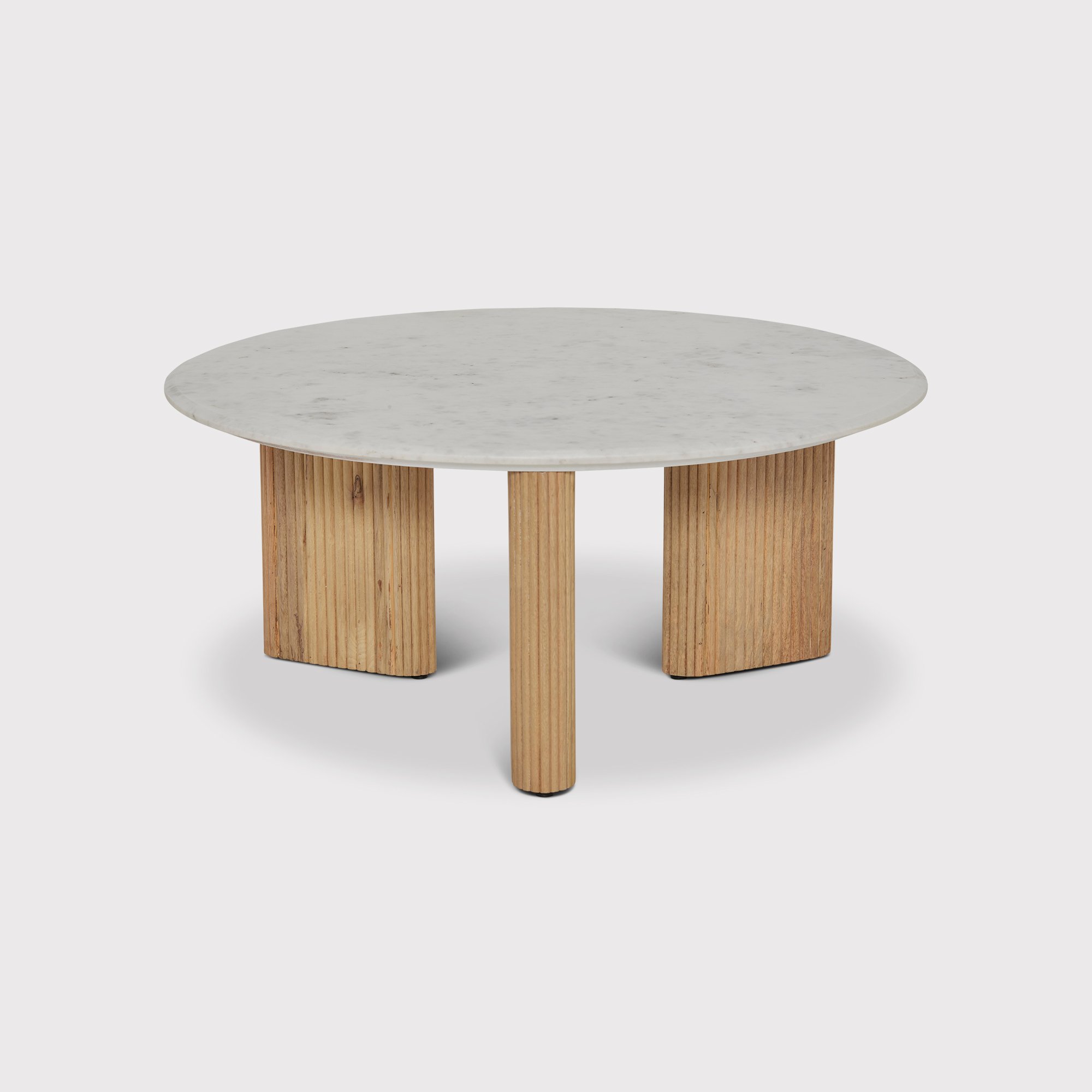 Fuji Coffee Table, Round, Neutral | Barker & Stonehouse