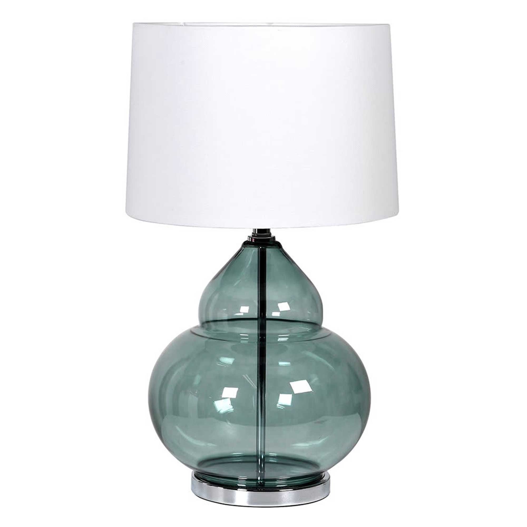 Green Bubble Glass Table Lamp | Barker & Stonehouse
