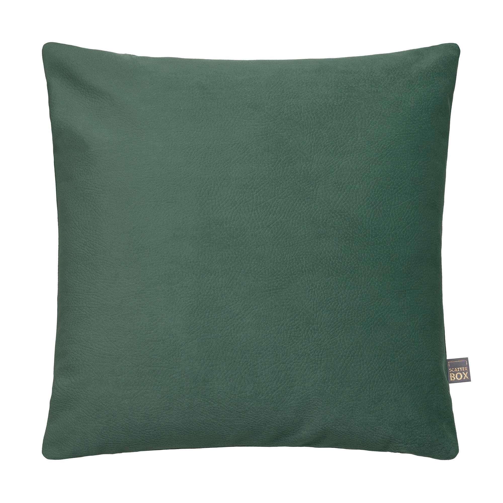 Green Faux Suede Cushion, Square | Barker & Stonehouse