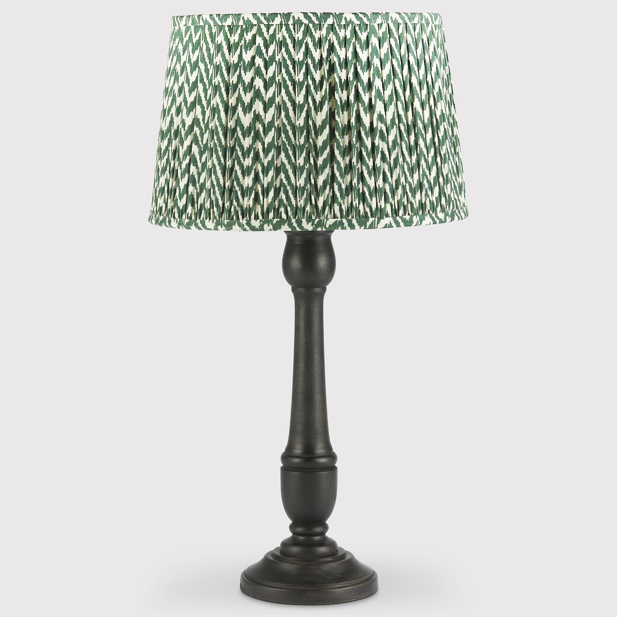 Green Pleated Shade Table Lamp, Barker & Stonehouse