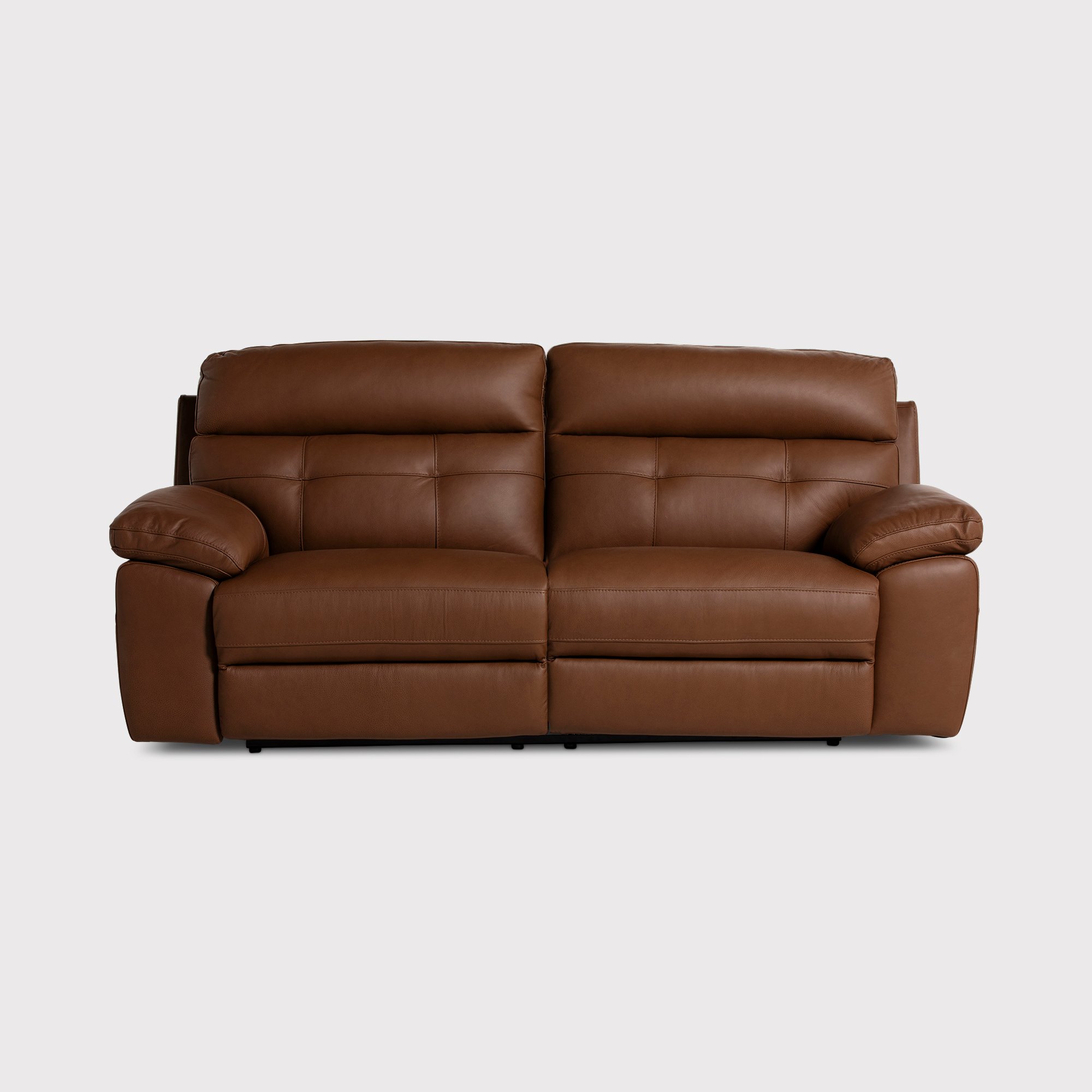 Holborn 3 Seater Power Recliner Recliner Sofa, Brown Leather | Barker & Stonehouse