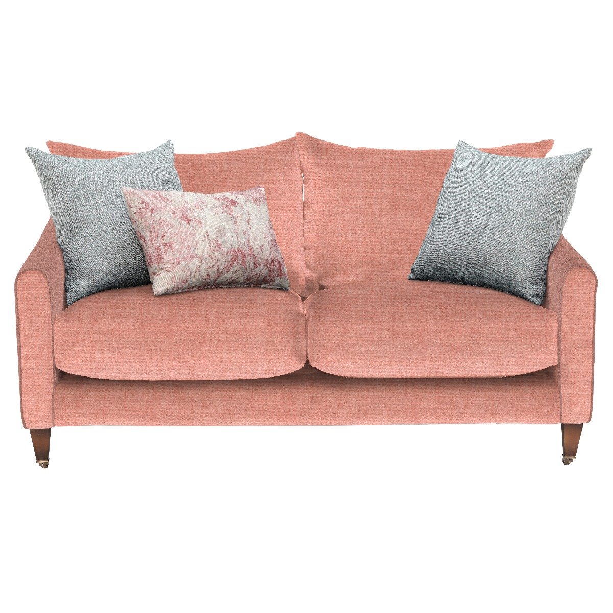 Harling 3 Seater Sofa, Pink Fabric | Barker & Stonehouse