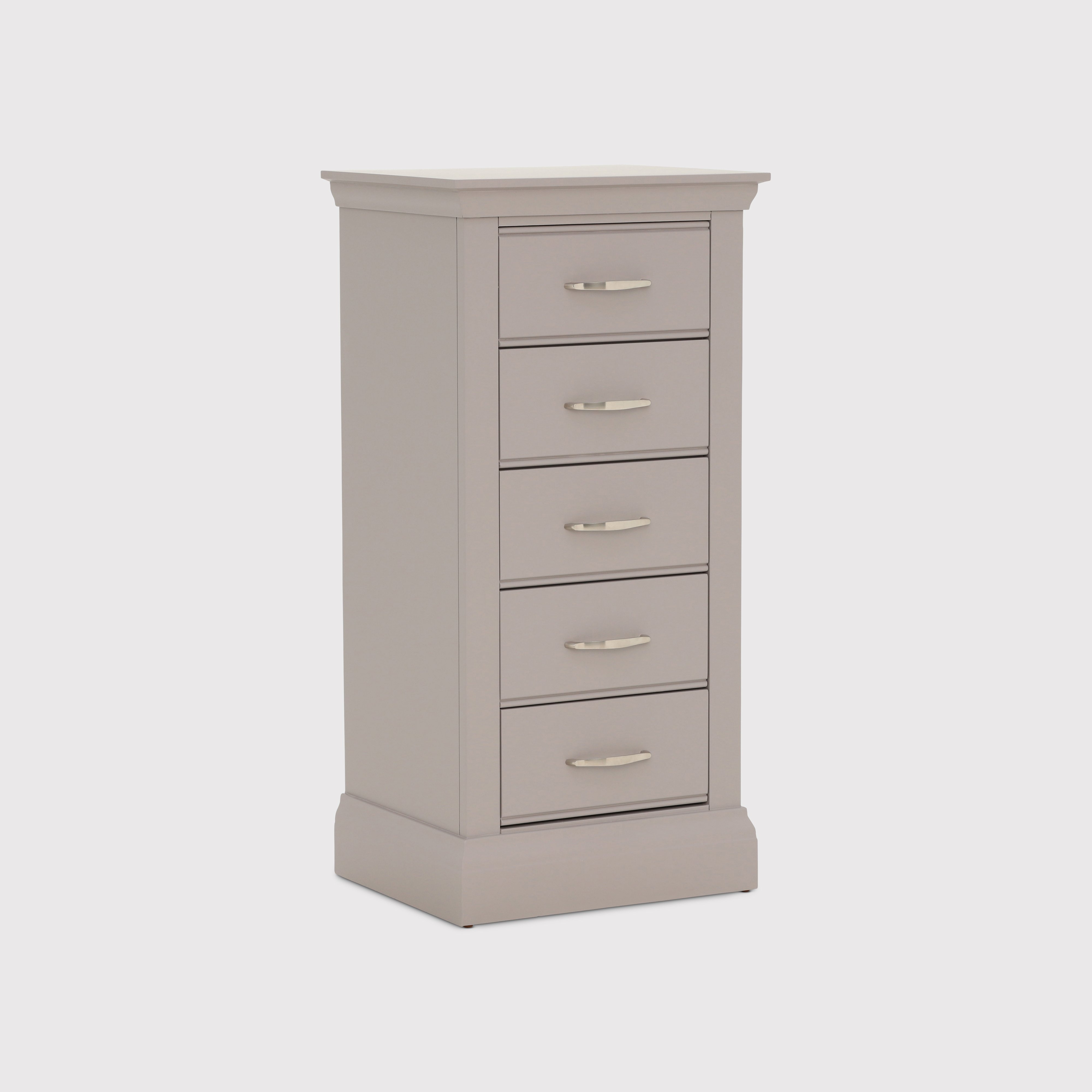 Photo of Helmsley 5 drawer tall chest in grey