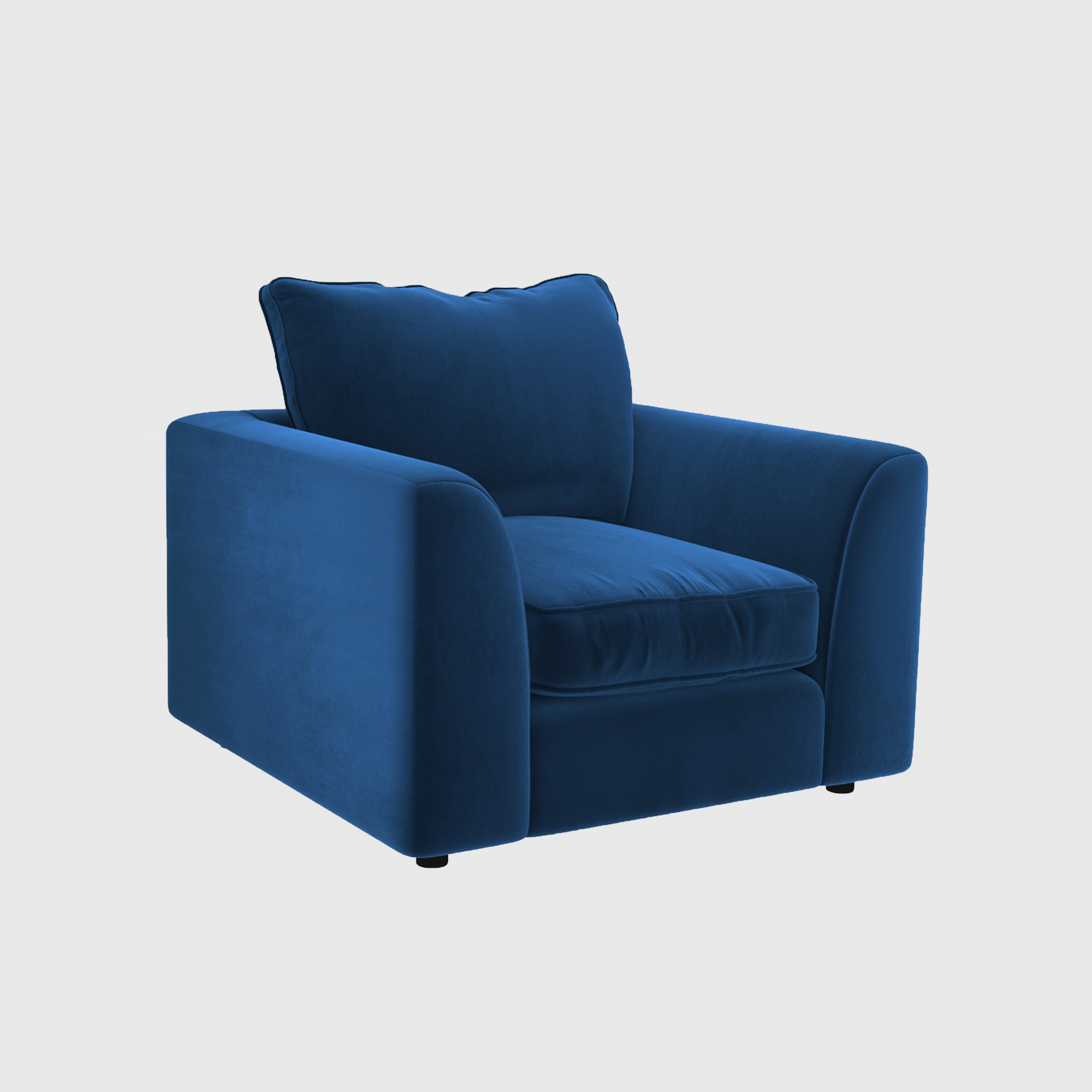 Harrington Chair, Blue Fabric | Barker & Stonehouse