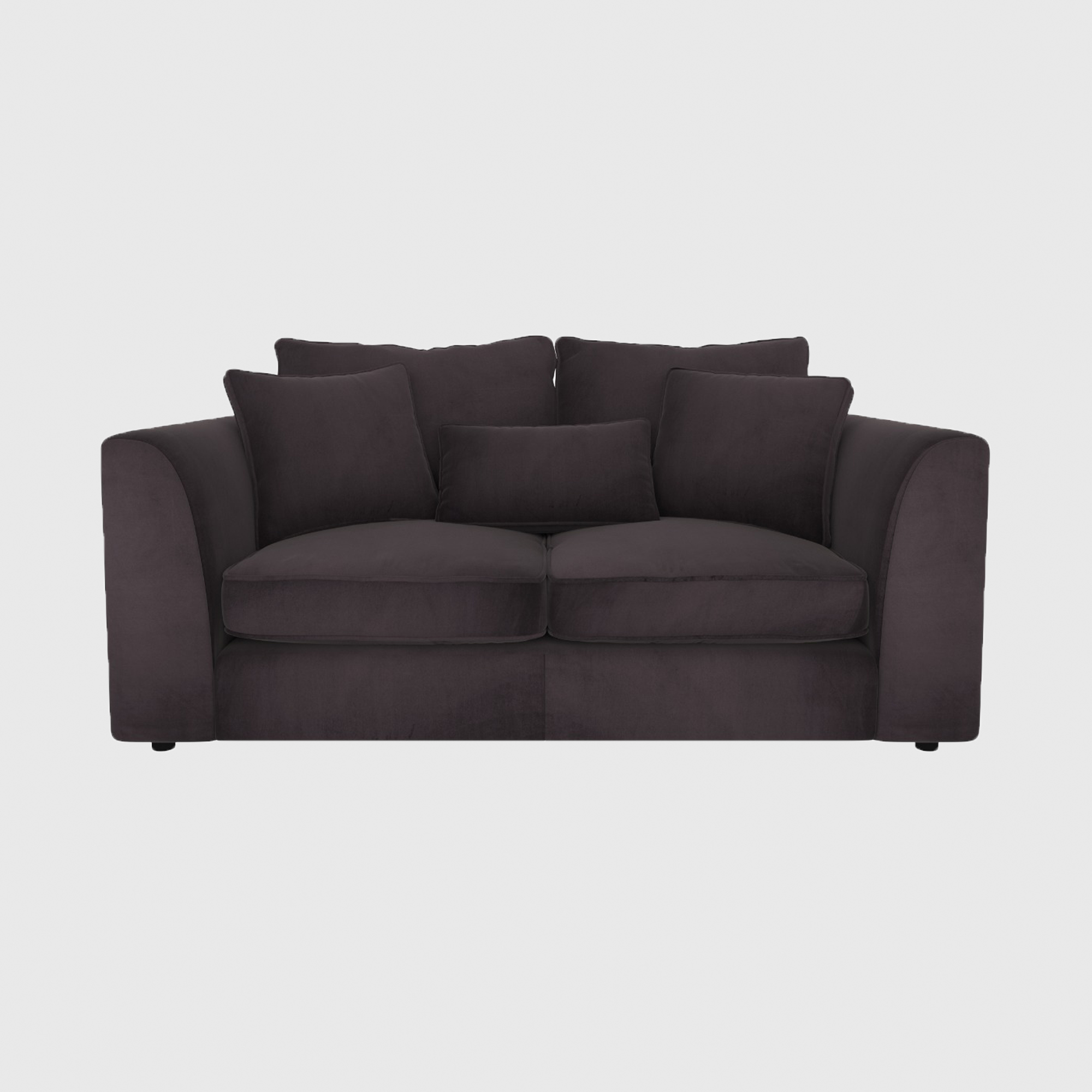 Harrington Small Sofa, Black Fabric | Barker & Stonehouse